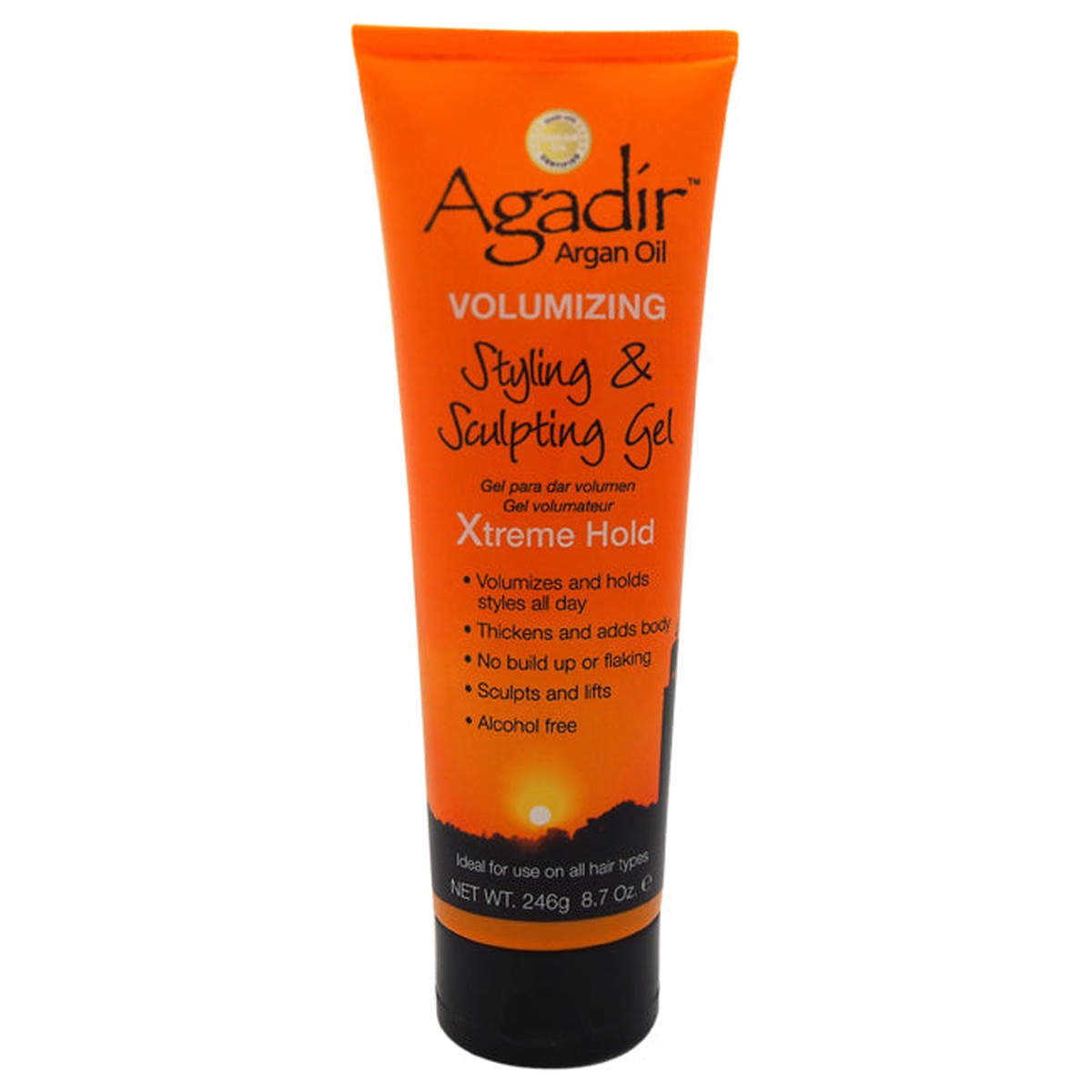 Agadir Argan Oil Argan Oil Volumizing Styling Sculpting Gel Xtreme Hold by Agadir for Unisex - 87 oz Gel