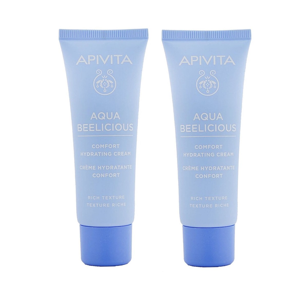 Apivita Aqua Beelicious Comfort Hydrating Cream Duo Pack – Rich Texture 2x40ml135oz