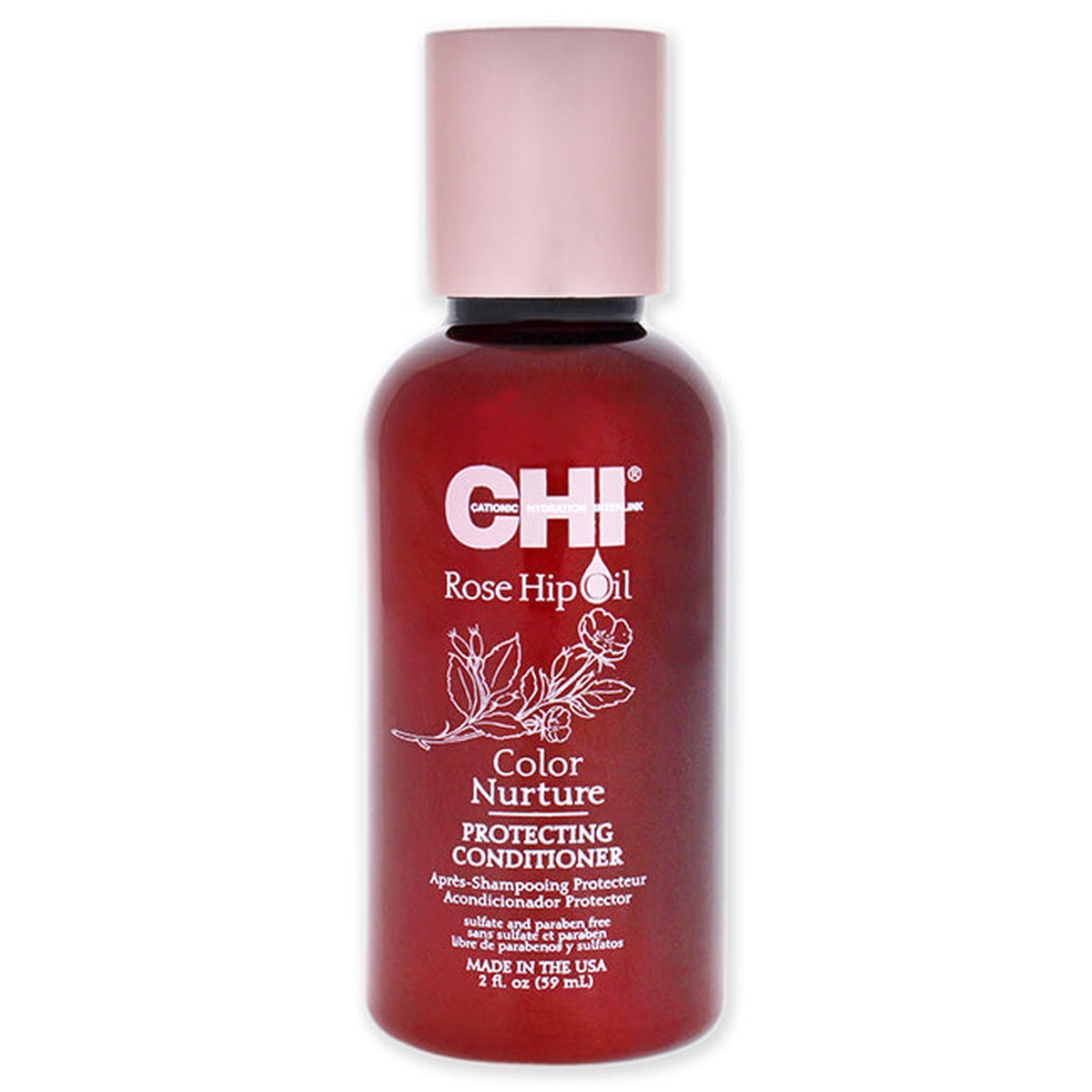 CHI Rose Hip Oil Color Nurture Protecting Conditioner by CHI for Unisex – 2 oz Conditioner