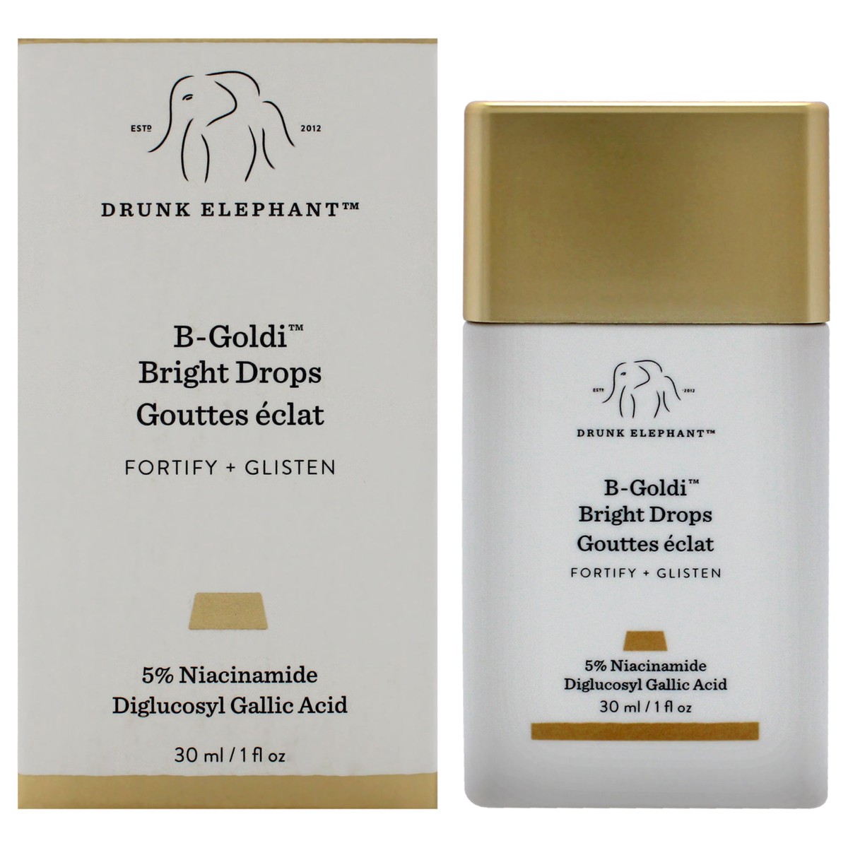 Drunk Elephant B-Goldi Bright Drops by Drunk Elephant for Women – 1 oz Drops