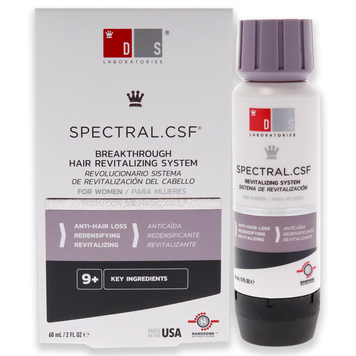 DS Laboratories Spectral CSF Breakthrough Hair Revitalizing System by DS Laboratories for Unisex – 2 oz Treatment