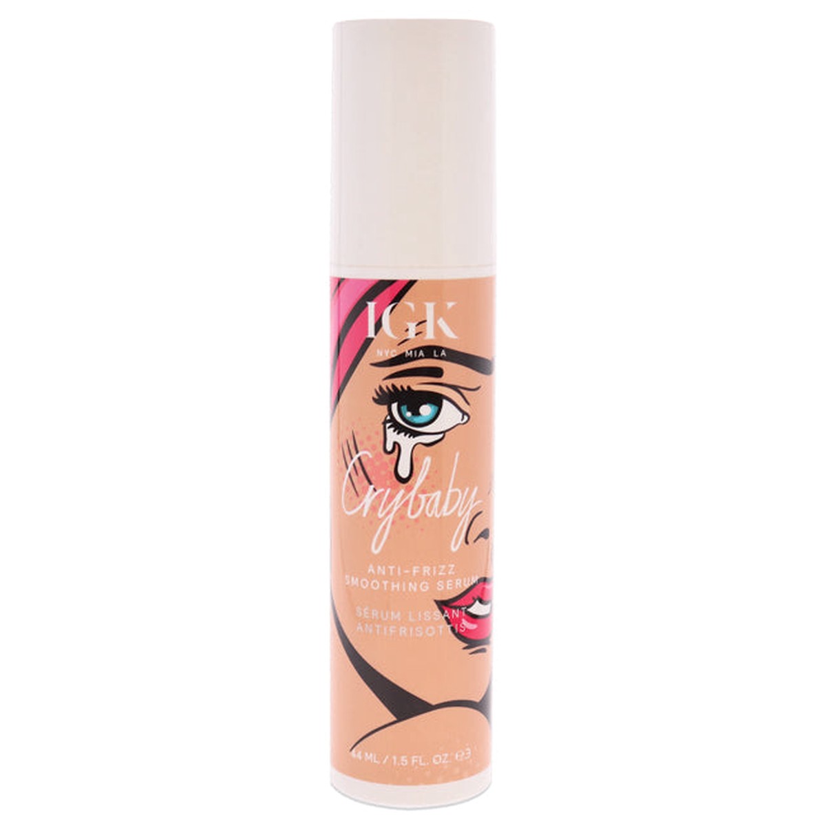 IGK Crybaby AntiFrizz Smoothing Serum by IGK for Unisex – 15 oz Serum