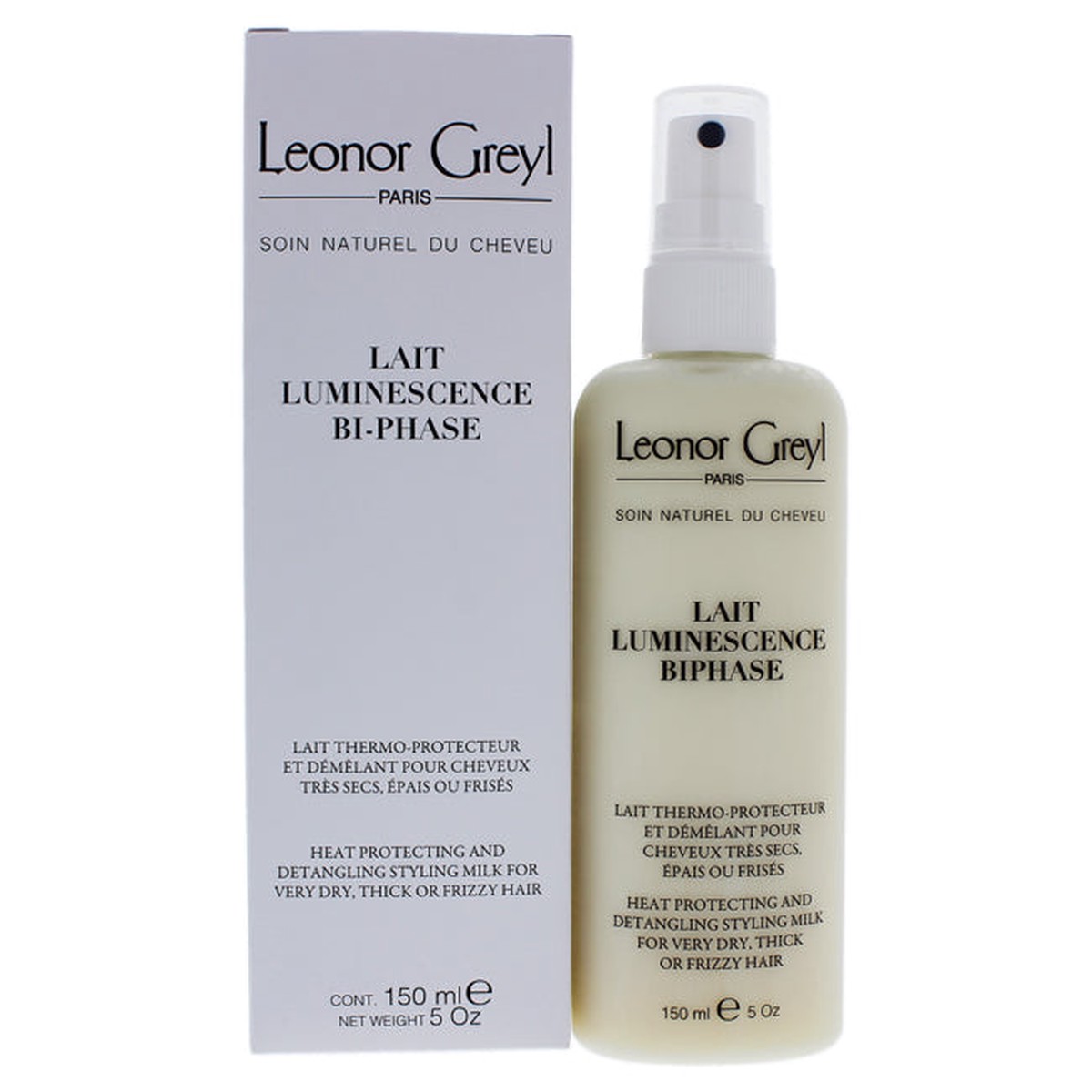 Leonor Greyl Lait Luminescence Bi-Phase Detangling Styling Milk Spray by Leonor Greyl for Unisex – 5 oz Detangler
