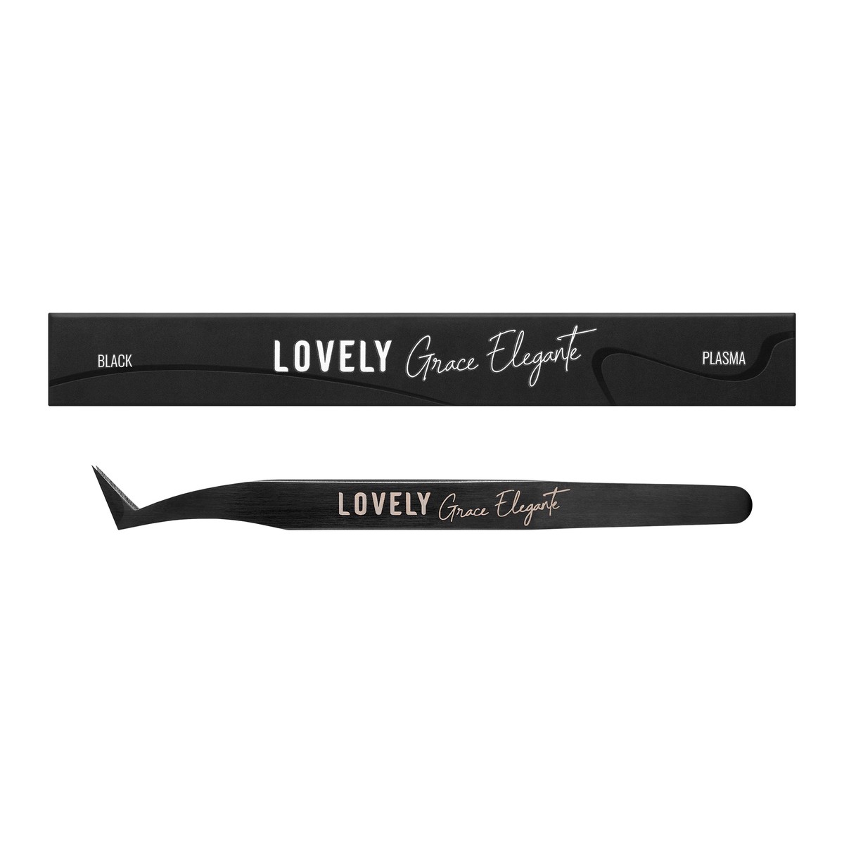 LOVELY Eyelash Extension Tweezers NanoFiber Grace Elegante Boot