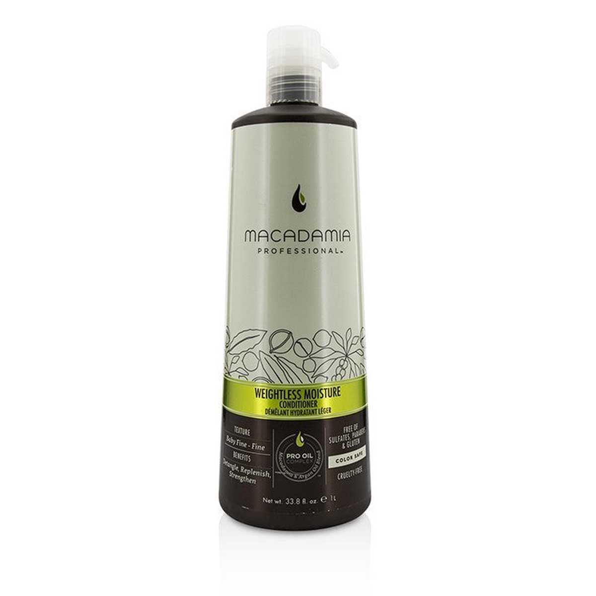Macadamia Natural Oil Professional Weightless Moisture Conditioner 1000ml338oz