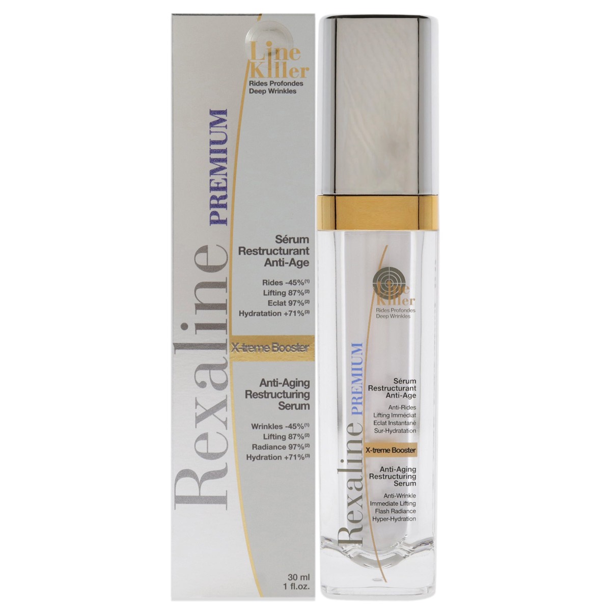 Rexaline Line Killer X-Treme Booster Anti-Aging Restructuring Serum by Rexaline for Unisex – 1 oz Serum