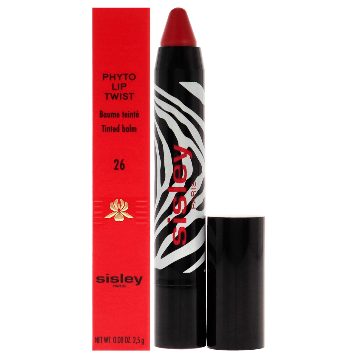 Sisley Phyto Lip Twist – 26 True Red by Sisley for Women – 008 oz Lipstick