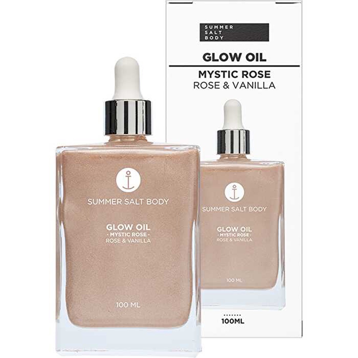 Summer Salt Body Glow Oil Mystic Rose Rose Vanilla 100ml