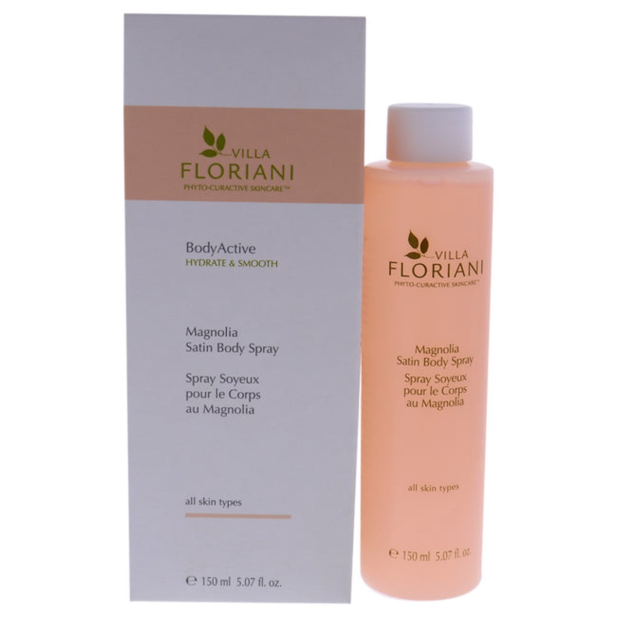 Villa Floriani Satin Body Spray – Magnolia by Villa Floriani for Women – 507 oz Body Spray
