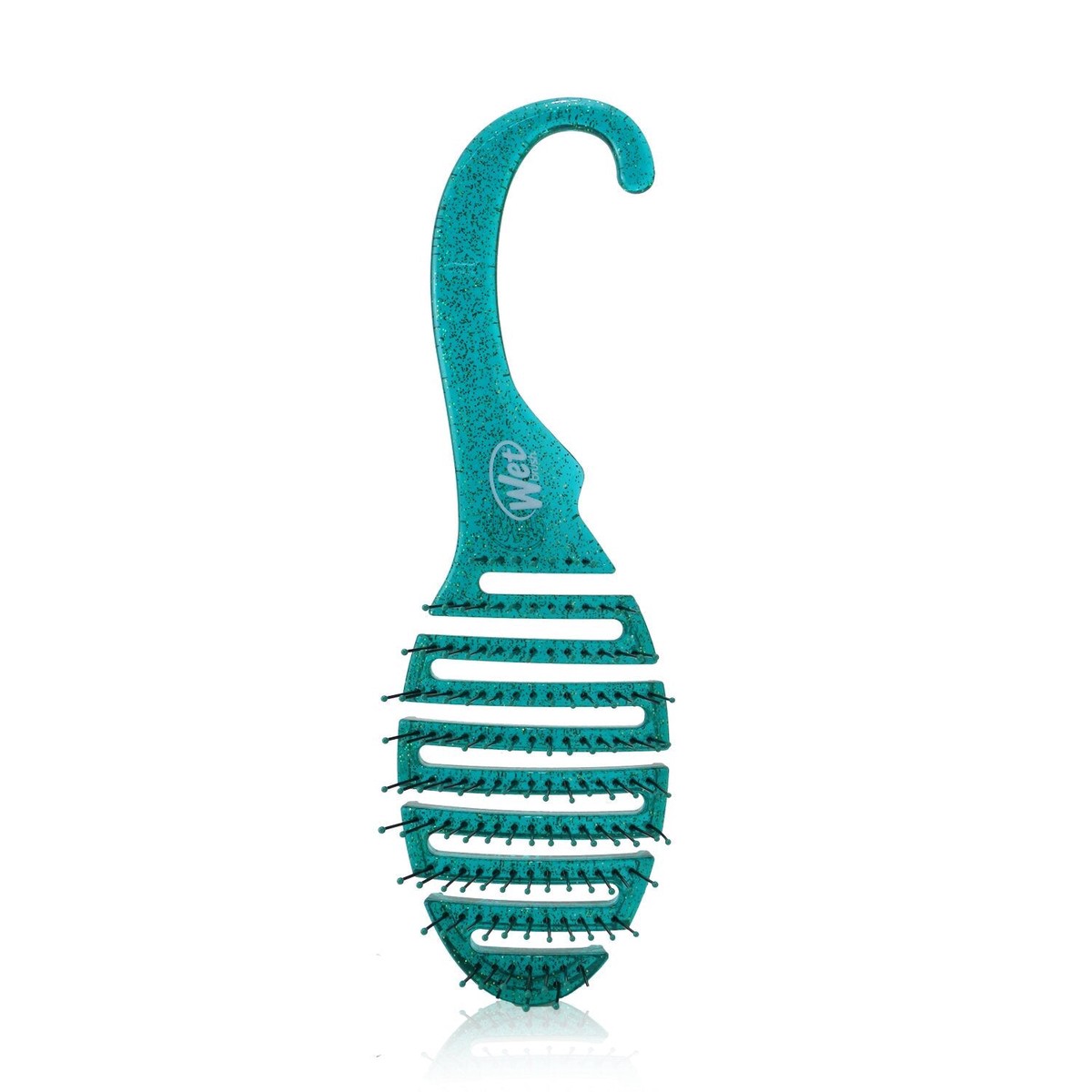 Wet Brush Shower Detangler – Green Glitter 1pc