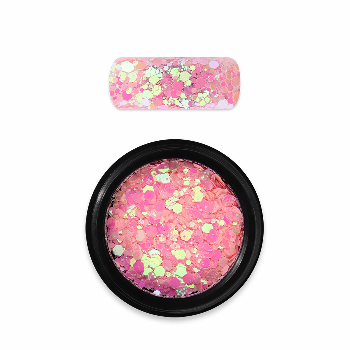 Moyra glitters for design Holo Glitter Mix No23 Chameleon sugar pink