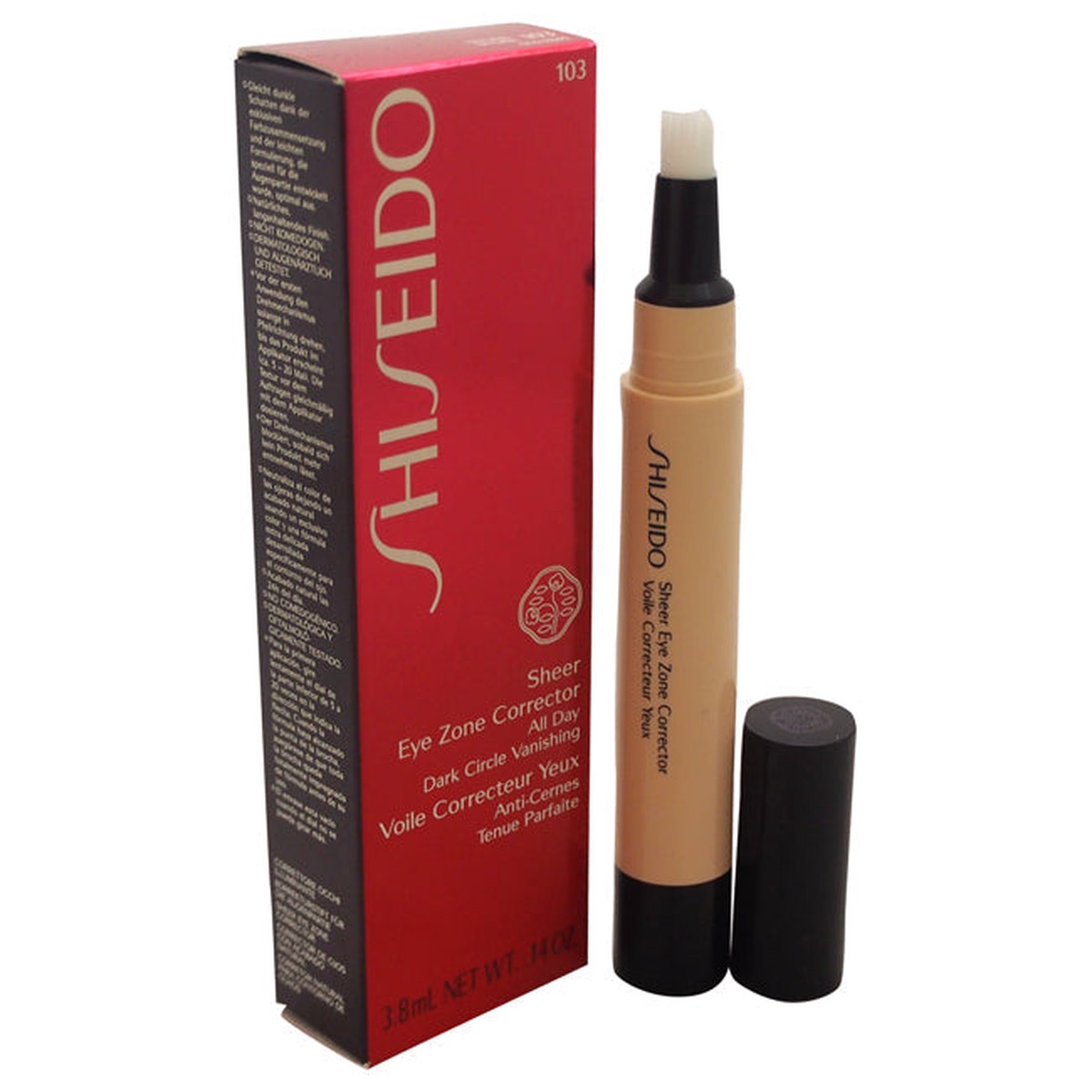 Shiseido Sheer Eye Zone Corrector – 103 Natural by Shiseido for Women – 014 oz Corrector