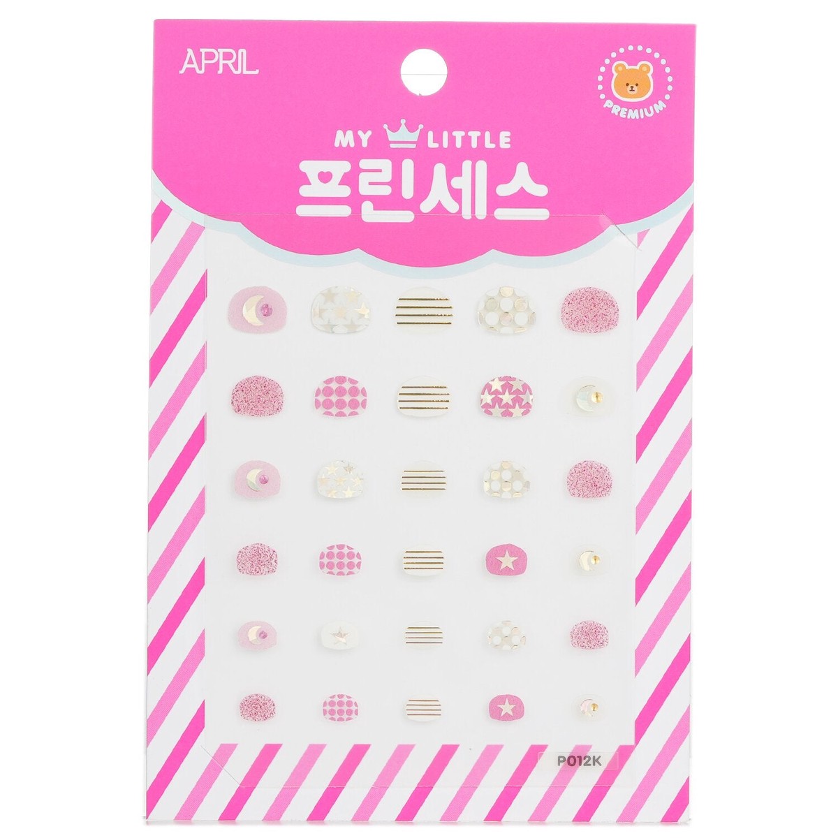 April Korea Princess Kids Nail Sticker – P012K 1pack
