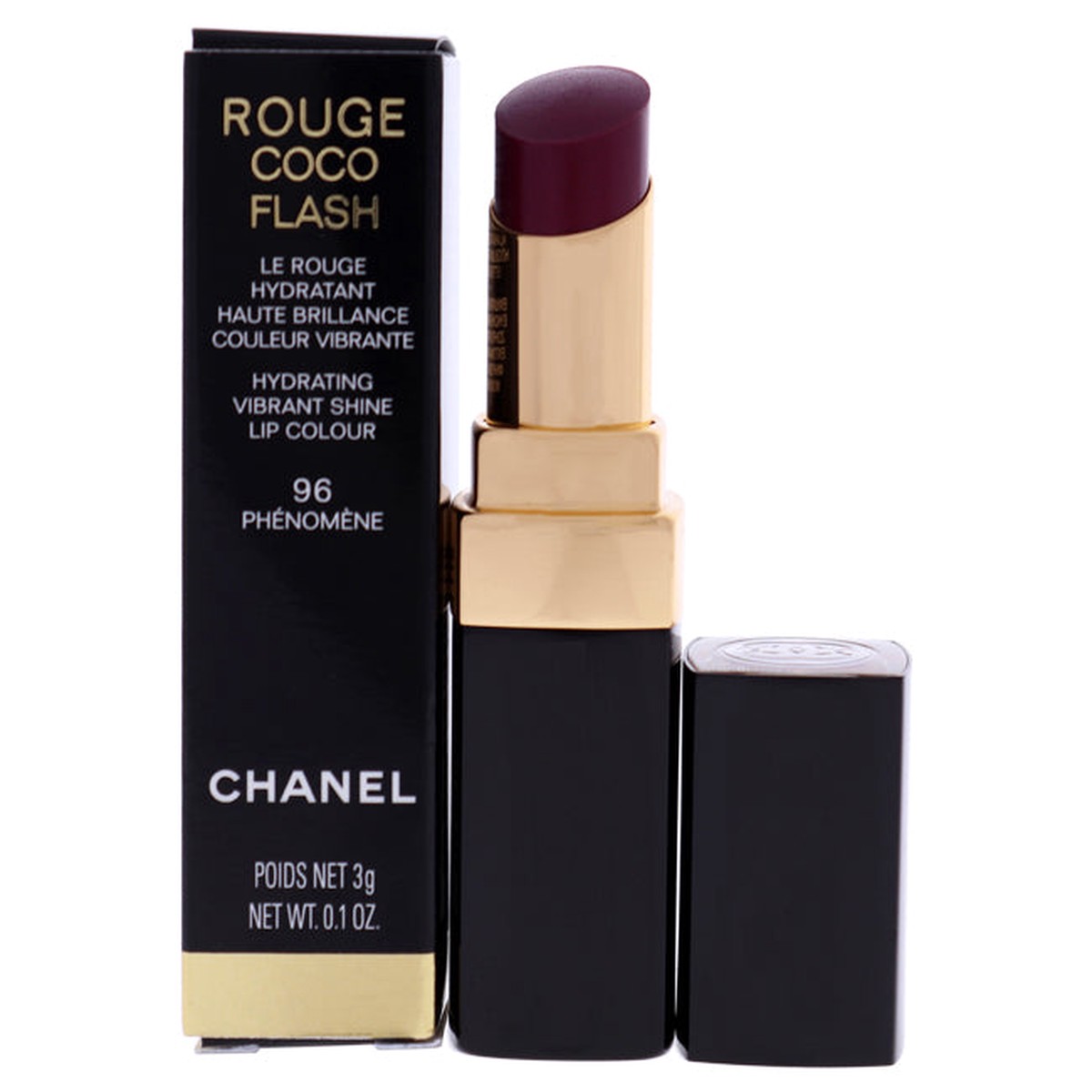 Chanel Rouge Coco Flash Lipstick – 96 Phenomene by Chanel for Women – 01 oz Lipstick