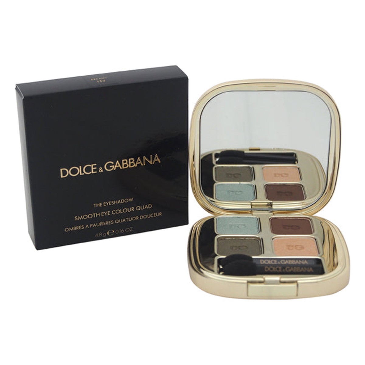 Dolce and Gabbana The Eyeshadow Smooth Eye Colour Quad – 153 Dreamy by Dolce and Gabbana for Women – 016 oz Eyeshadow