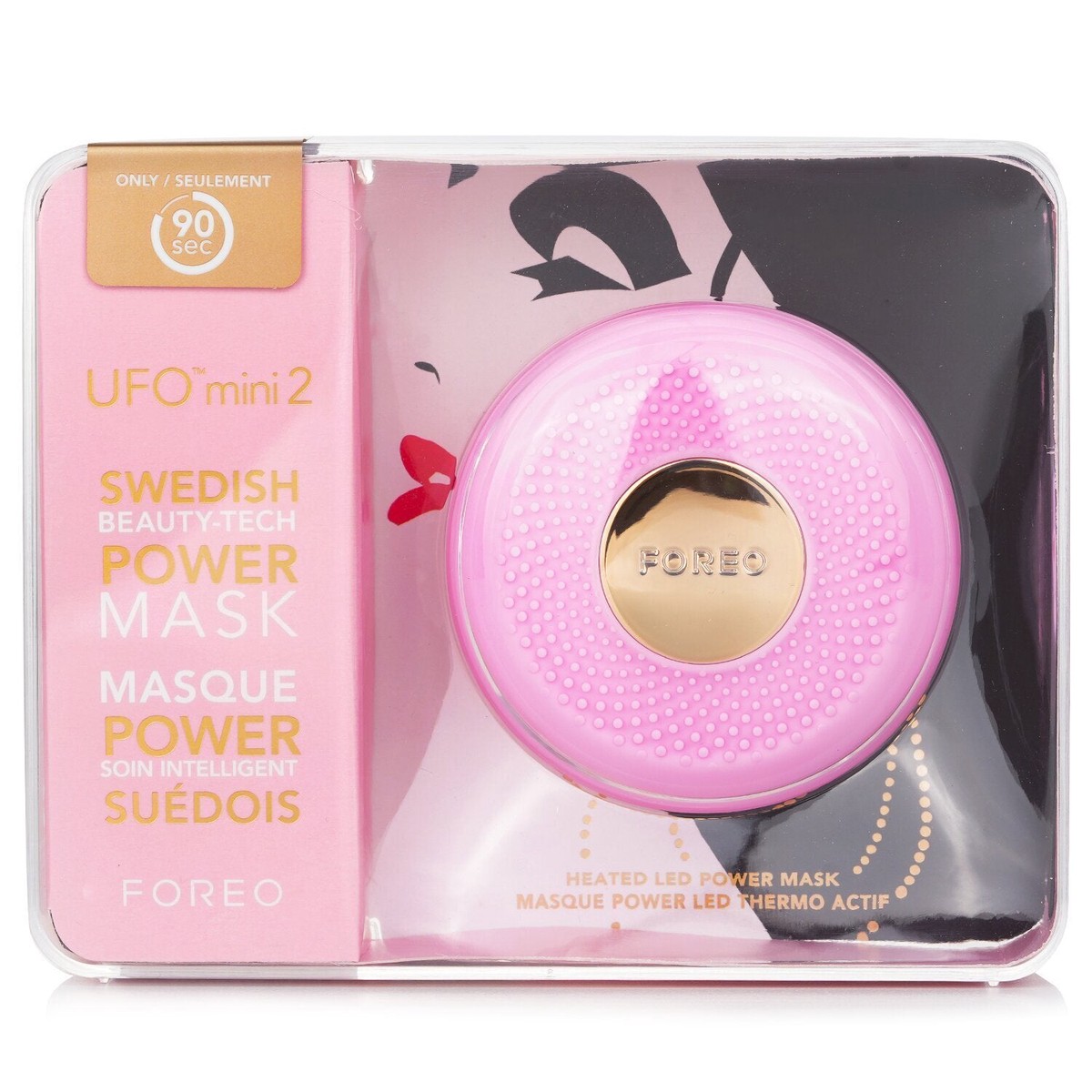 FOREO UFO Mini 2 Smart Mask Treatment Device – Pearl Pink 1pcs