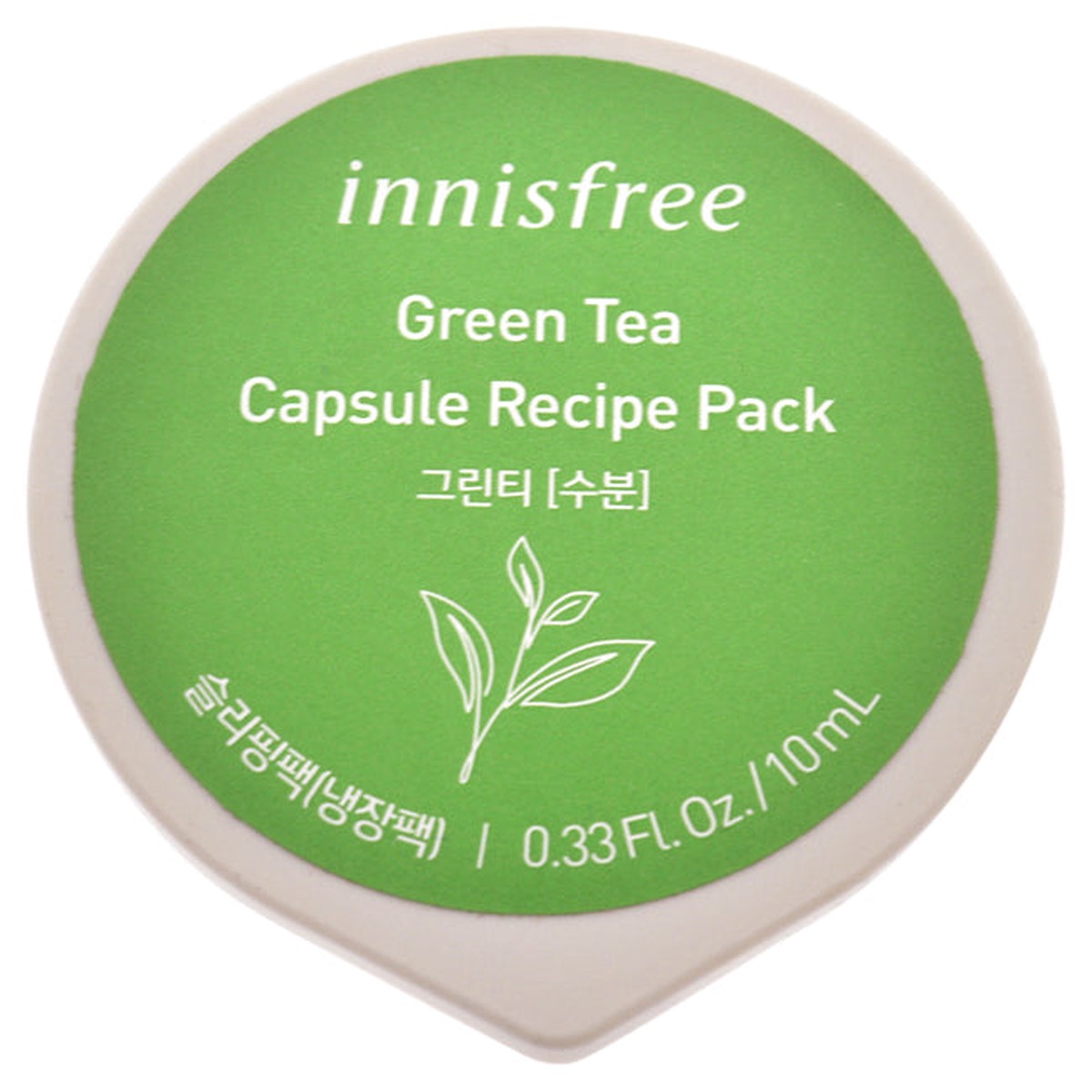 Innisfree Capsule Recipe Pack Mask – Green Tea by Innisfree for Unisex – 033 oz Mask