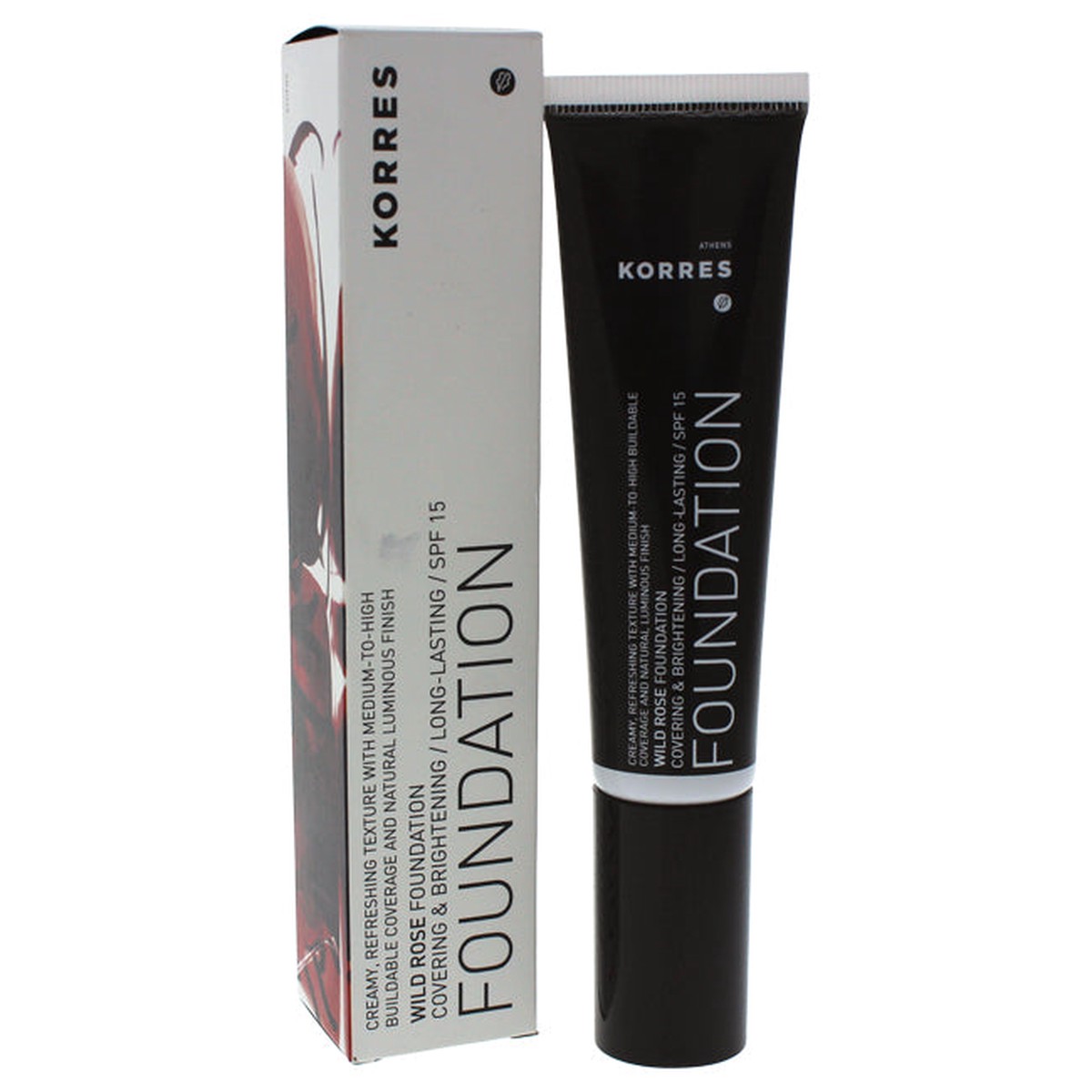 Korres Wild Rose Foundation SPF 15 – RF2 by Korres for Women – 101 oz Foundation