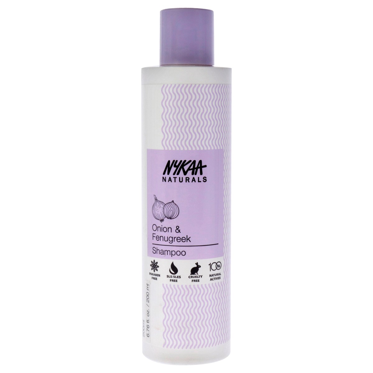 Nykaa Naturals Shampoo – Onion and Fenugreek by Nykaa Naturals for Women – 676 oz Shampoo