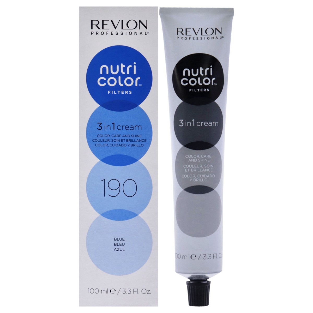 Revlon Nutri Color Cream – 190 Blue by Revlon for Unisex – 33 oz Hair Color