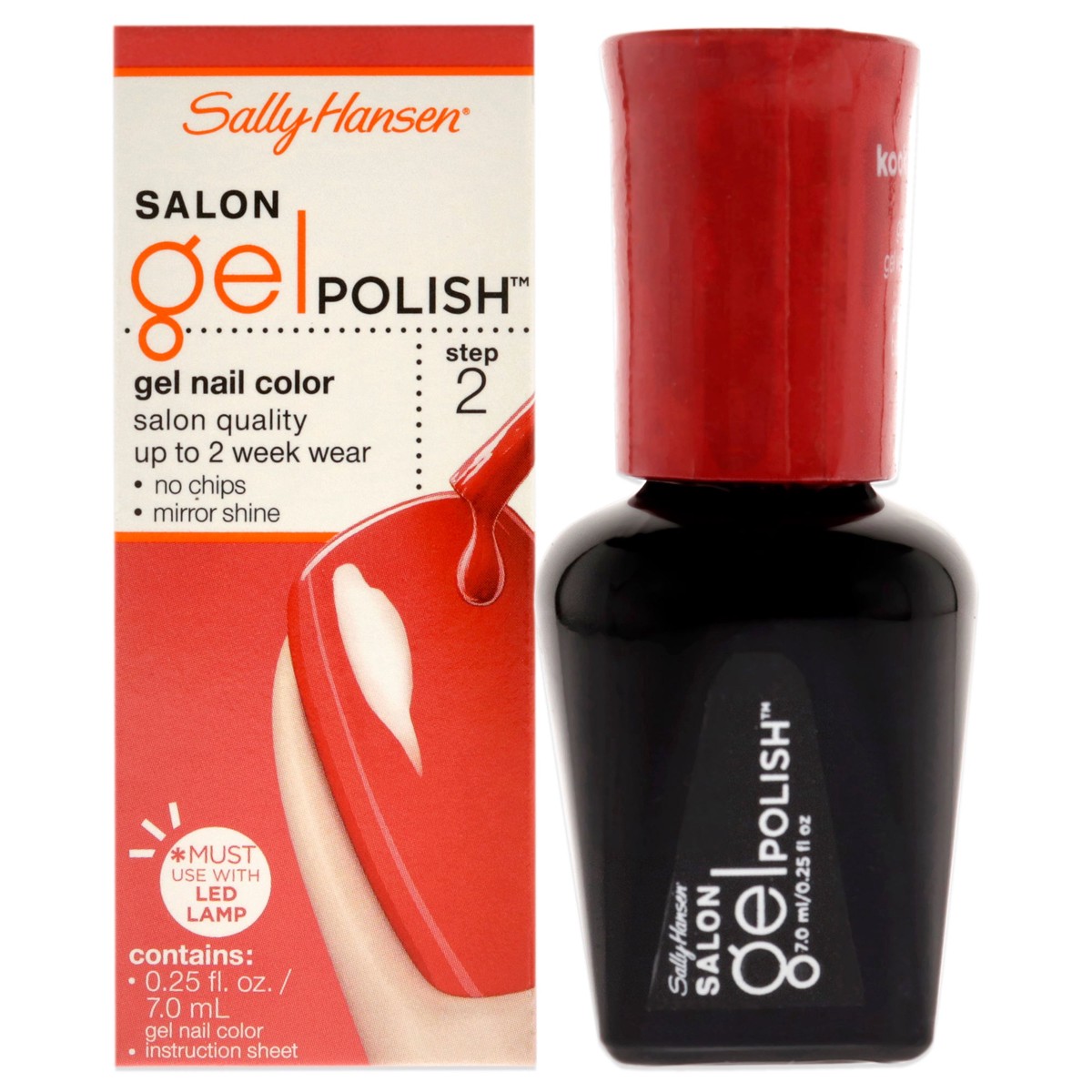 Sally Hansen Salon Gel Polish – 225 Kook a Mango by Sally Hansen for Women – 025 oz Nail Polish