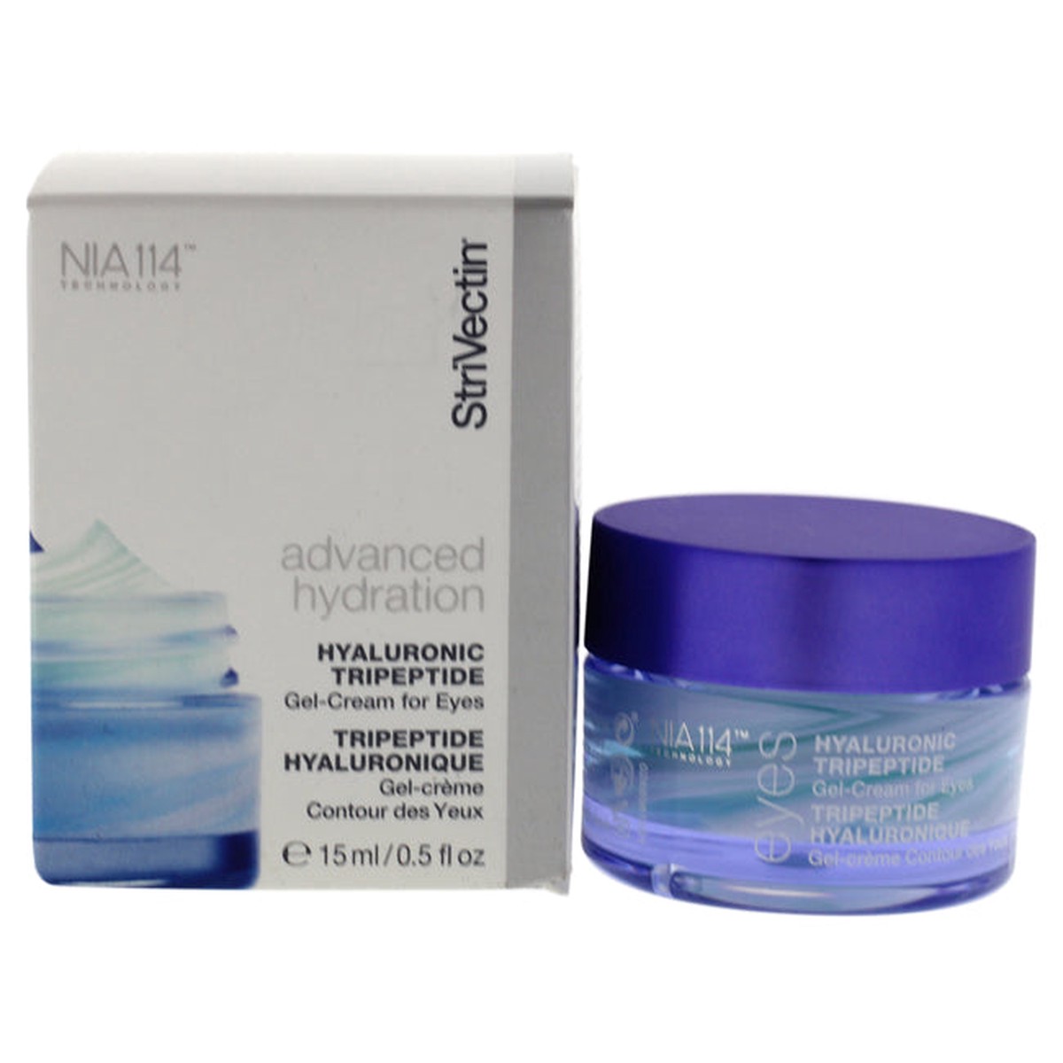 Strivectin Hyaluronic Tripeptide Gel-Cream for Eyes by Strivectin for Unisex – 05 oz Treatment