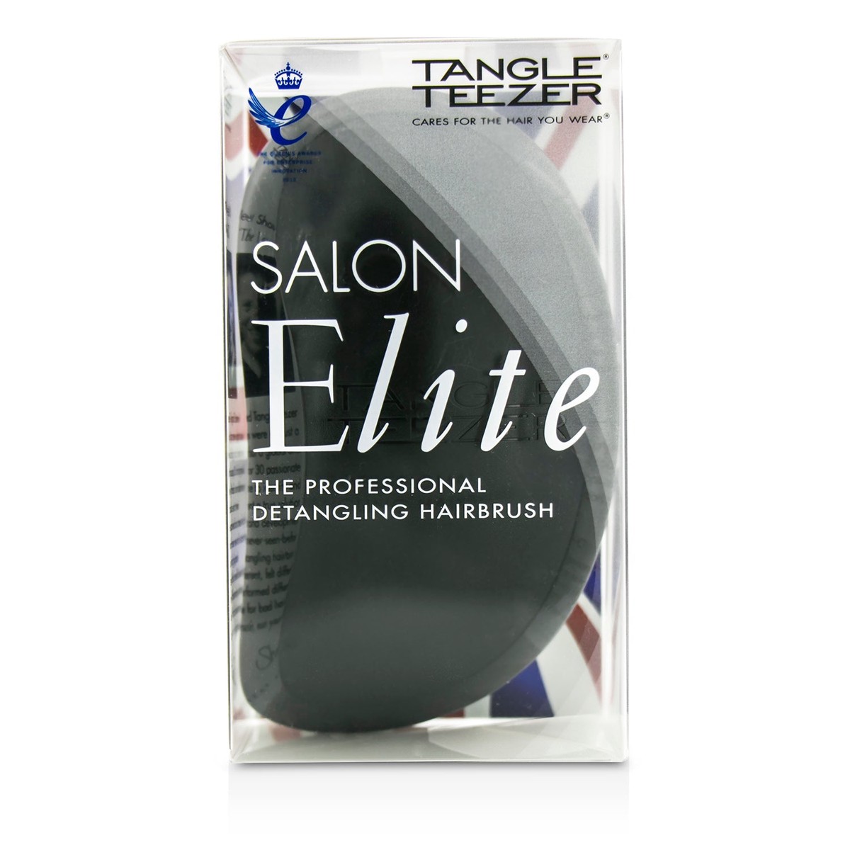 Tangle Teezer Salon Elite Professional Detangling Hair Brush – Midnight Black (For Wet Dry Hair) 1pc