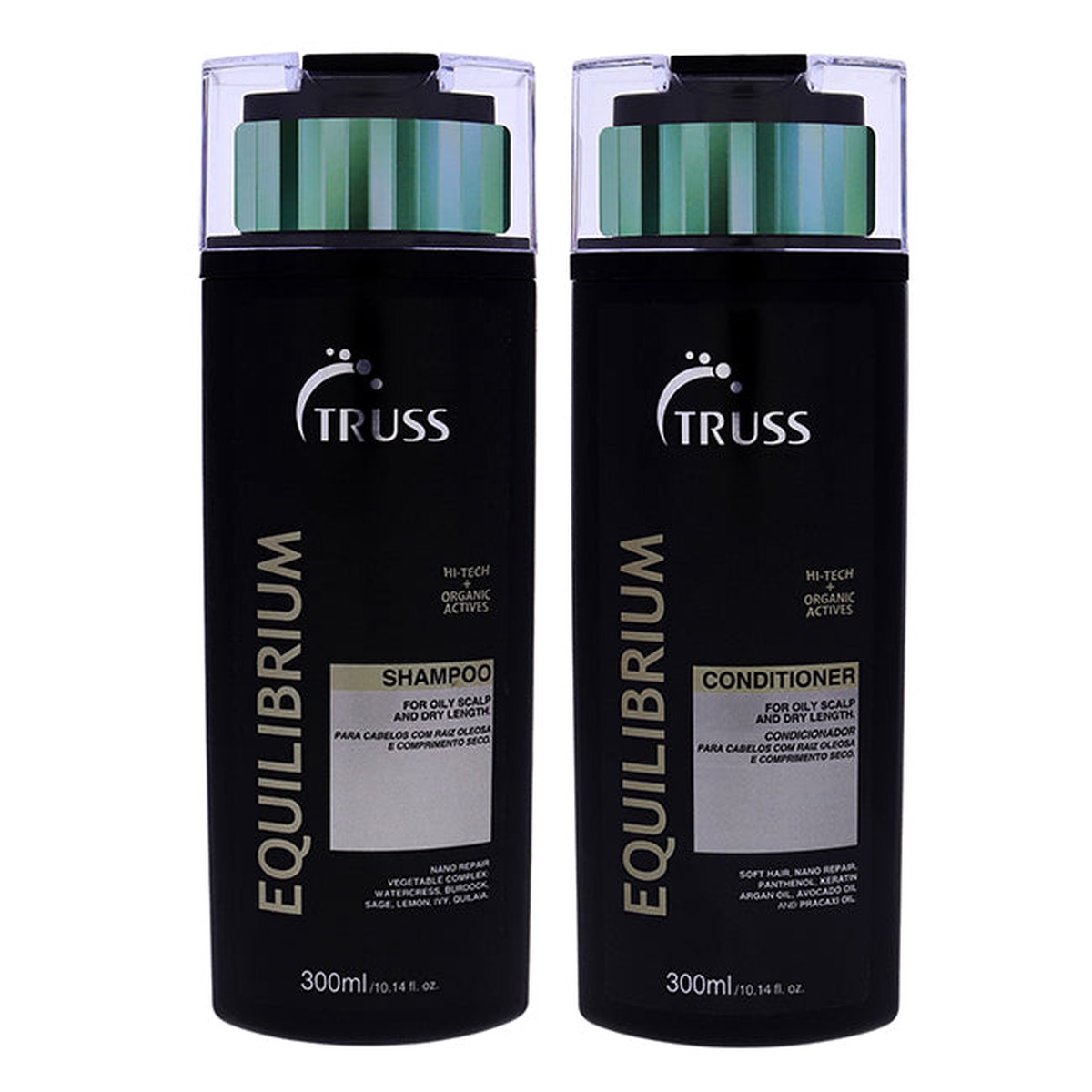 Truss Equilibrium Shampoo and Conditioner Kit by Truss for Unisex – 2 Pc Kit 1014 oz Shampoo 1014 oz Conditioner