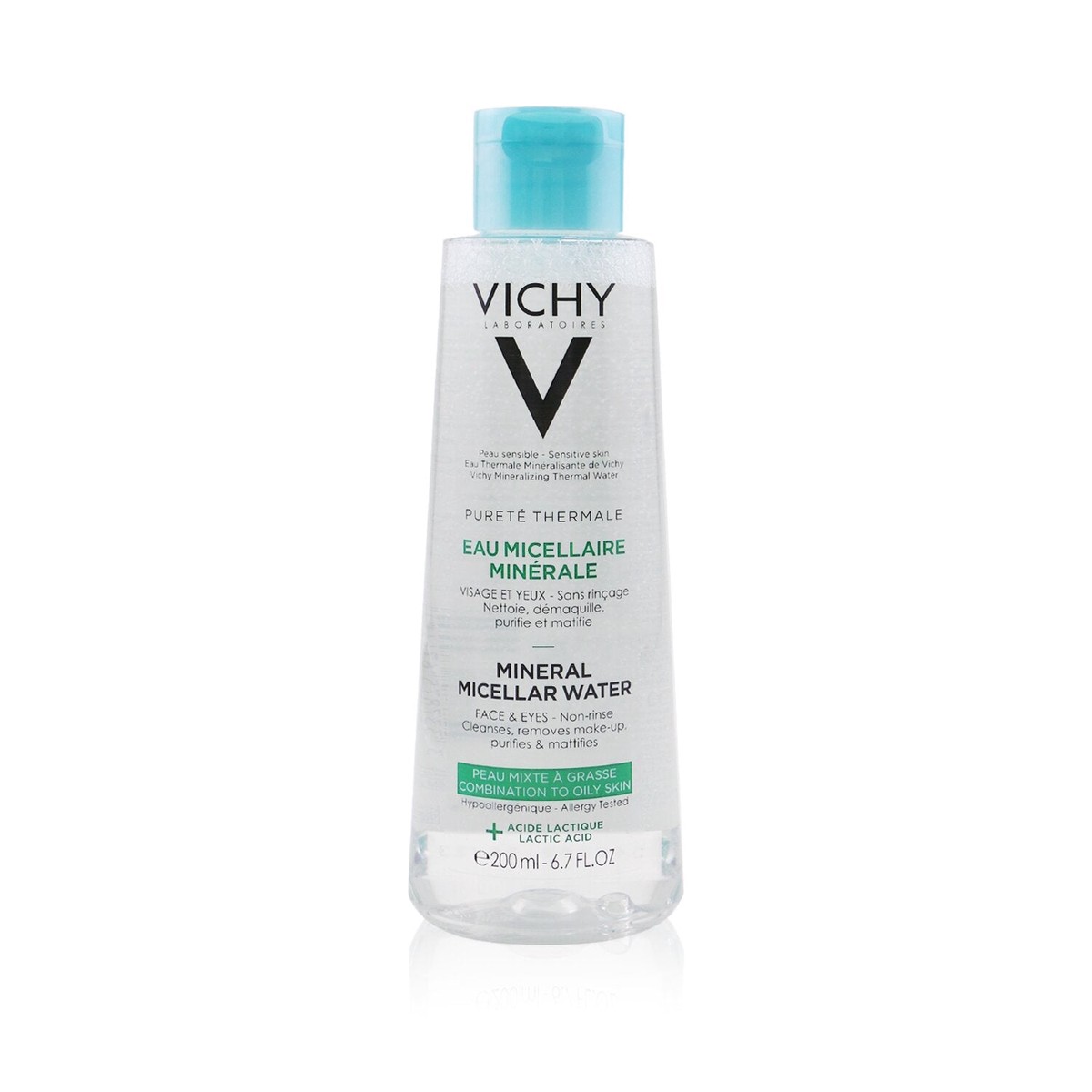 Vichy Purete Thermale Mineral Micellar Water – For Combination To Oily Skin 200ml67oz