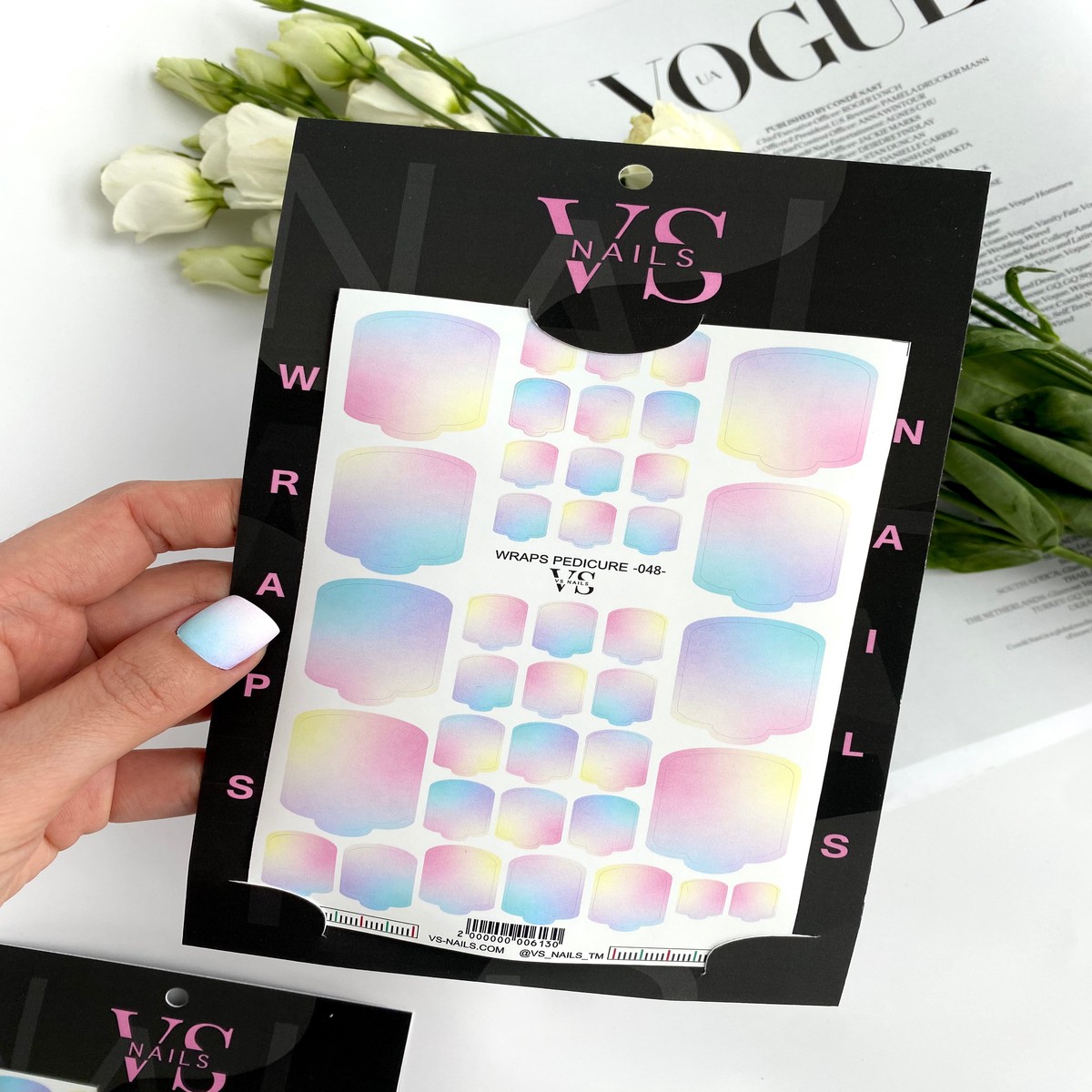 VS NAILS Pedicure Wraps Nr48