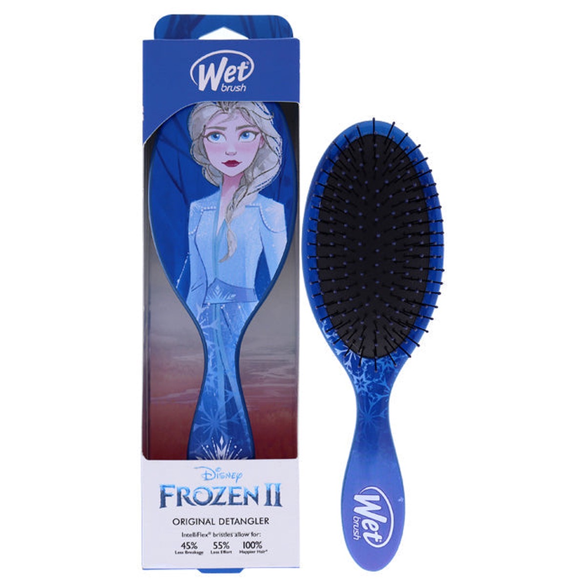 Wet Brush Original Detangler Disney Frozen II Brush – Elsa by Wet Brush for Unisex – 1 Pc Hair Brush