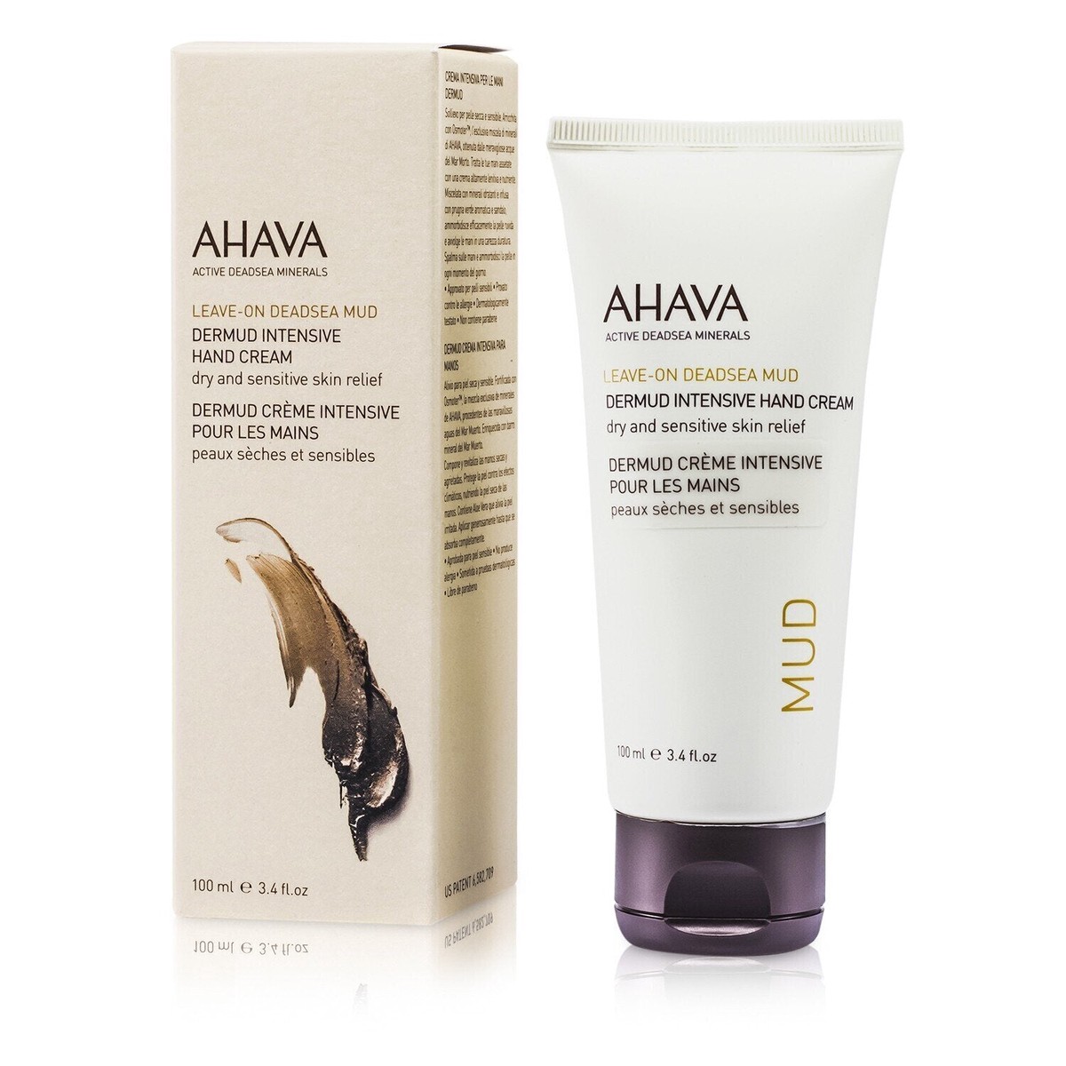 Ahava Leave-On Deadsea Mud Dermud Intensive Hand Cream 100ml34oz
