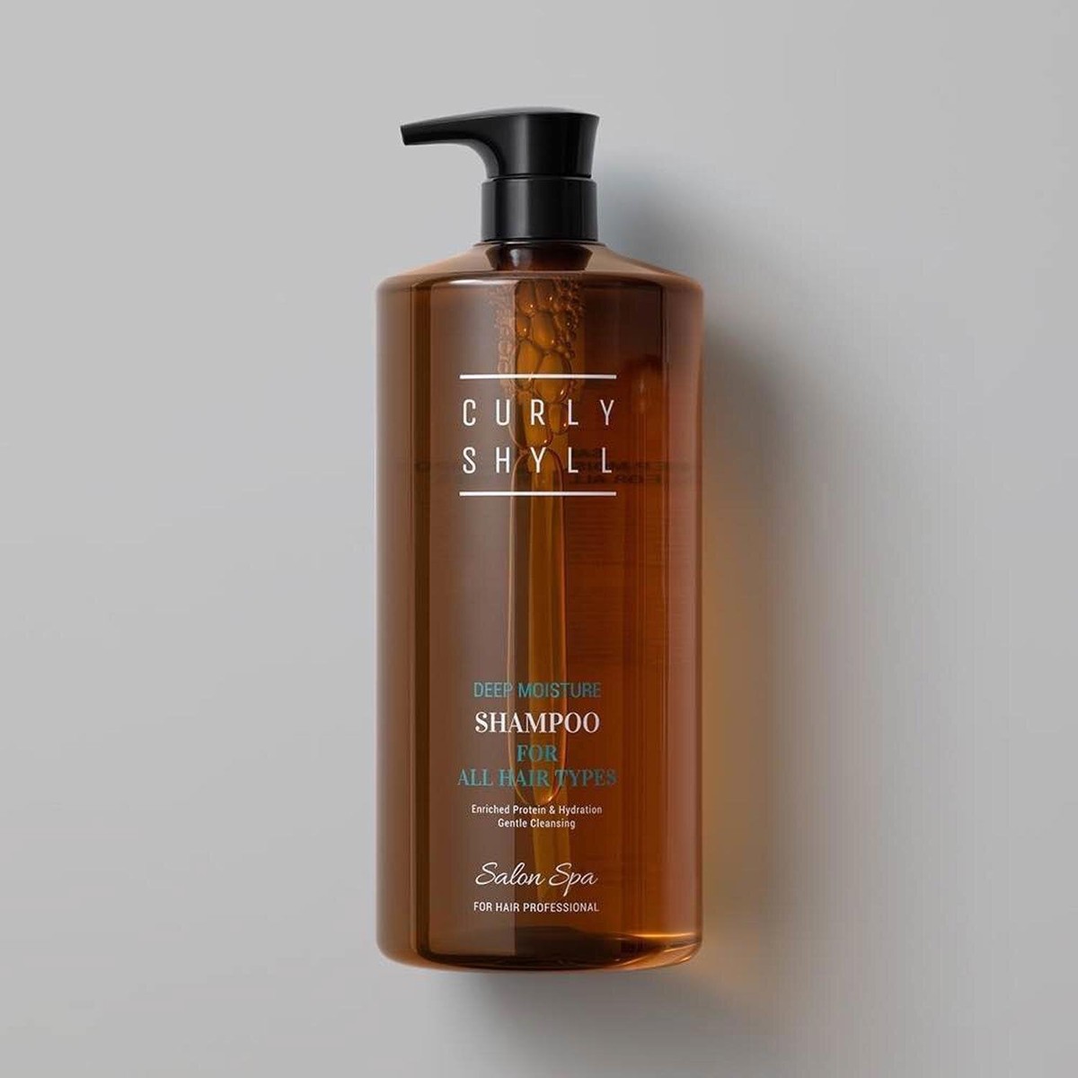 Curly Shyll Deep Moisture Shampoo For ALL Hair Types (Enriched Protein Hydration Gentle Cleansing) 1600ml