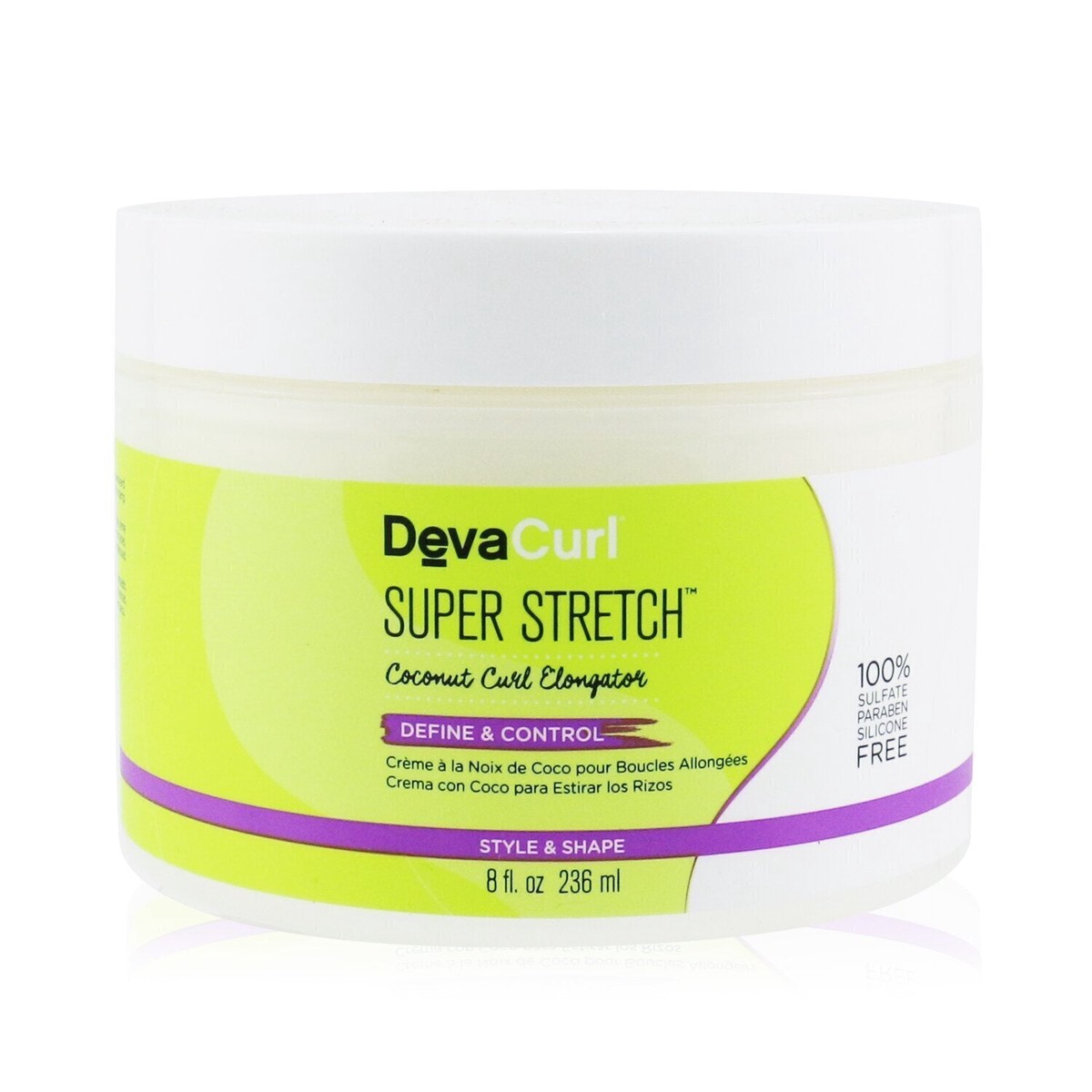 DevaCurl Super Stretch (Coconut Curl Elongator – Define Control) 236ml8oz