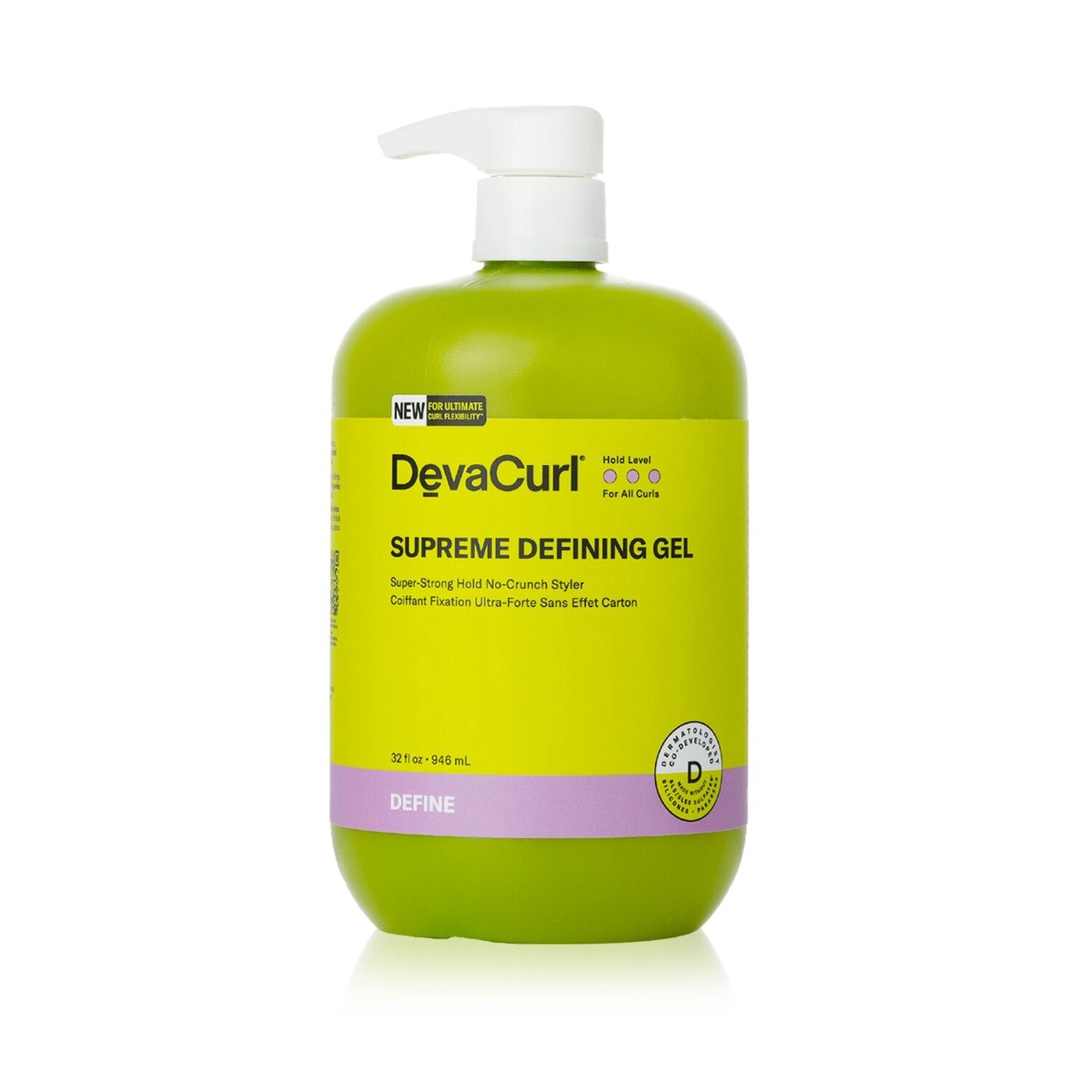 DevaCurl Supreme Defining Gel Super-Stong Hold No-Crunch Styler 946ml32oz
