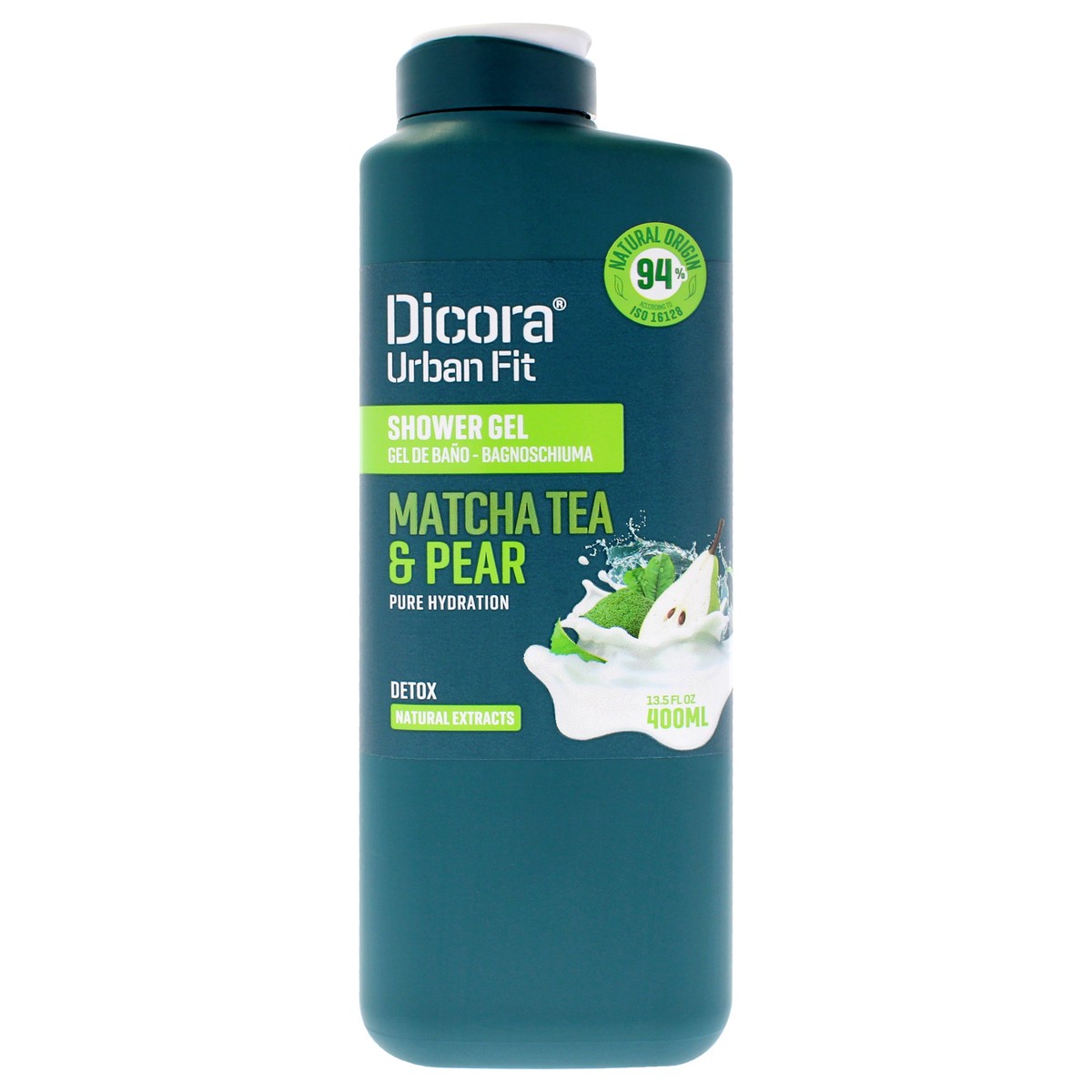 Dicora Urban Fit Pure Hydration Shower Gel – Matcha Tea and Pear by Dicora Urban Fit for Unisex – 135 oz Shower Gel