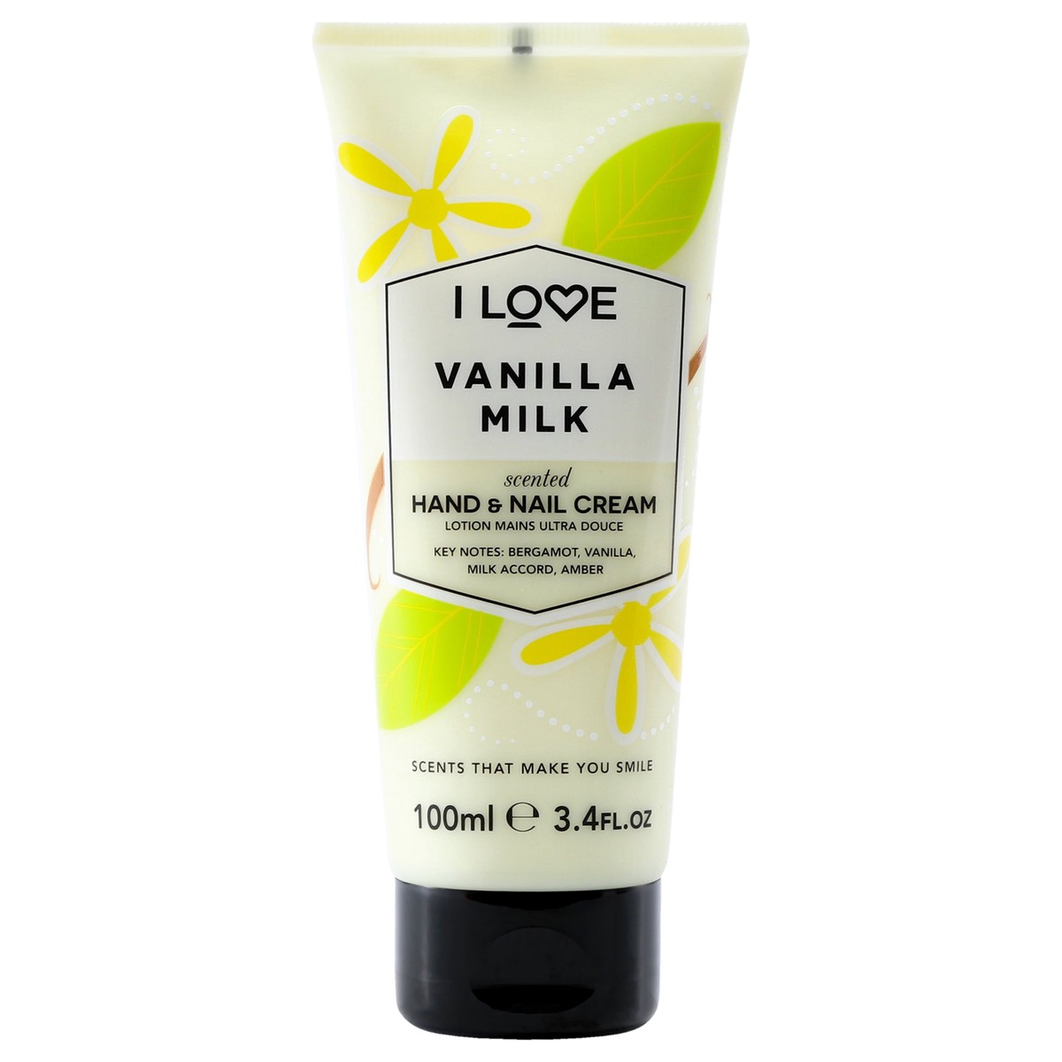 I Love Cosmetics Scented Hand and Nail Cream – Vanilla Milk by I Love Cosmetics for Women – 34 oz Cream