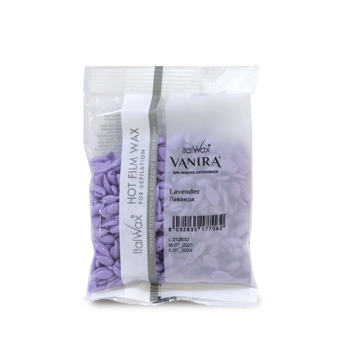 ItalWax VANIRA film wax LAVENDER 100 gr