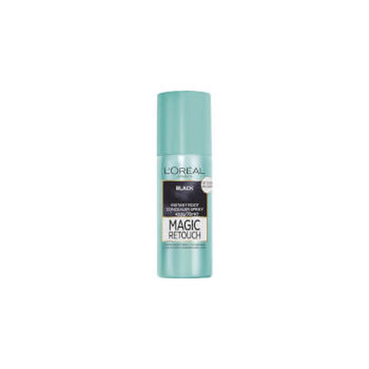 LOreal Paris Magic Retouch Temporary Root Concealer Spray – Black (Instant Grey Hair Coverage)