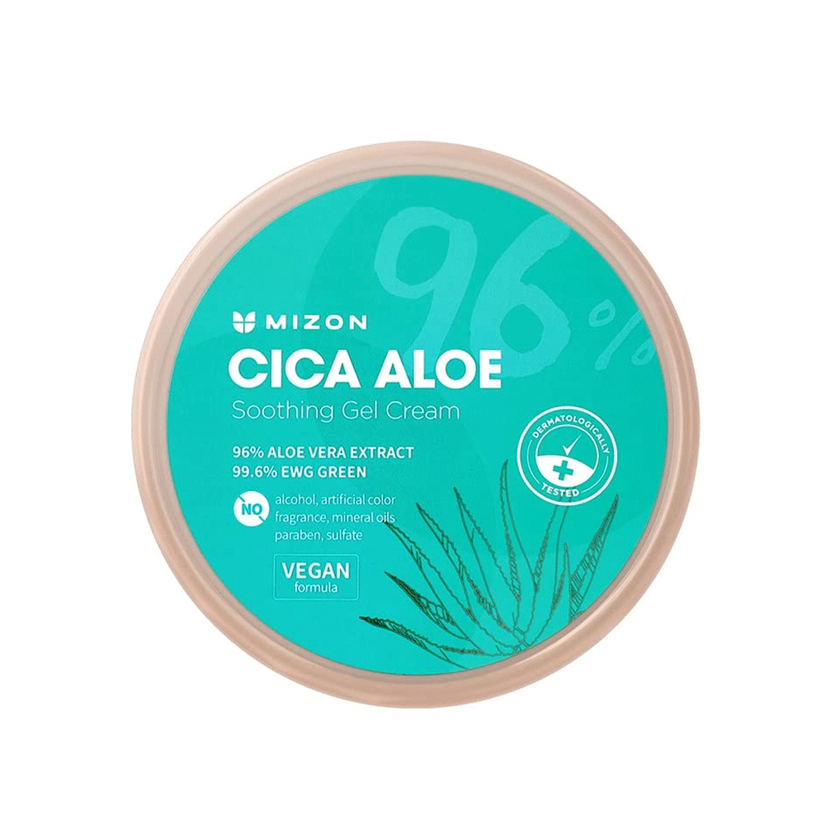 MIZON Cica Aloe 96 Soothing Gel Cream 300g