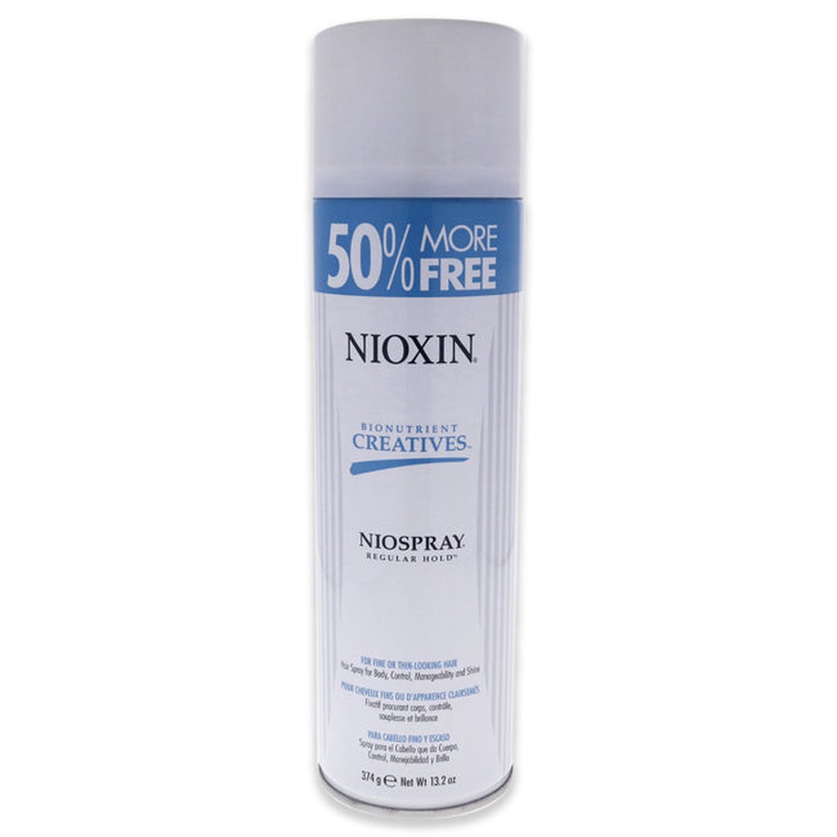 Nioxin Bionutrient Creatives Niospray Regular Hold by Nioxin for Unisex – 132 oz Hair Spray