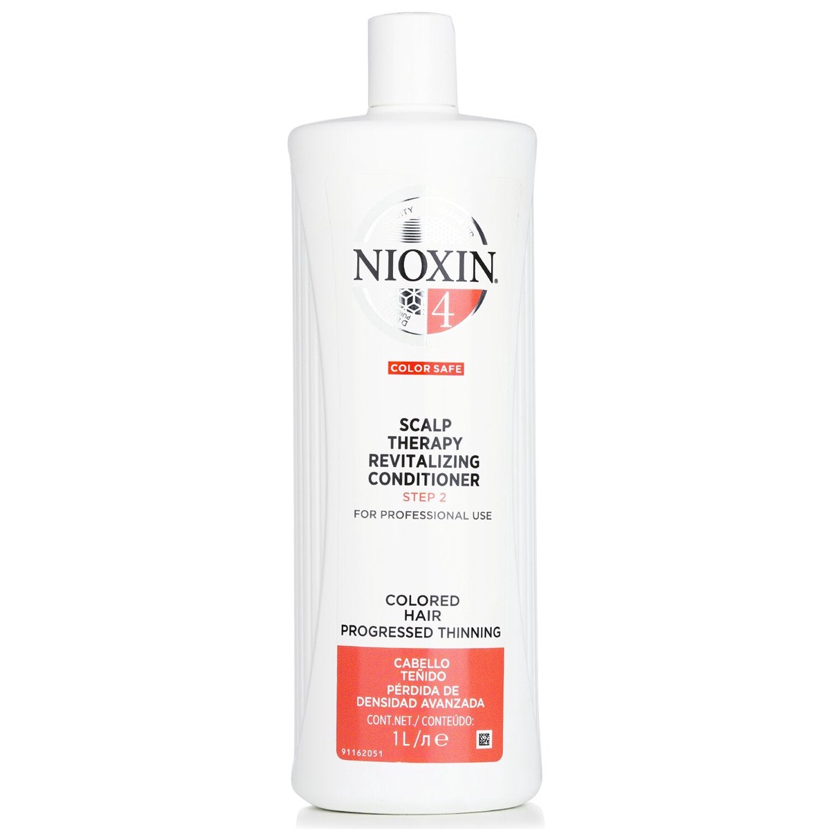 Nioxin Derma Purifying System 4 Scalp Therapy Revitalizing Step 2 Conditioner (Colored Hair Progressed Thinning Color Safe) 1000ml338oz