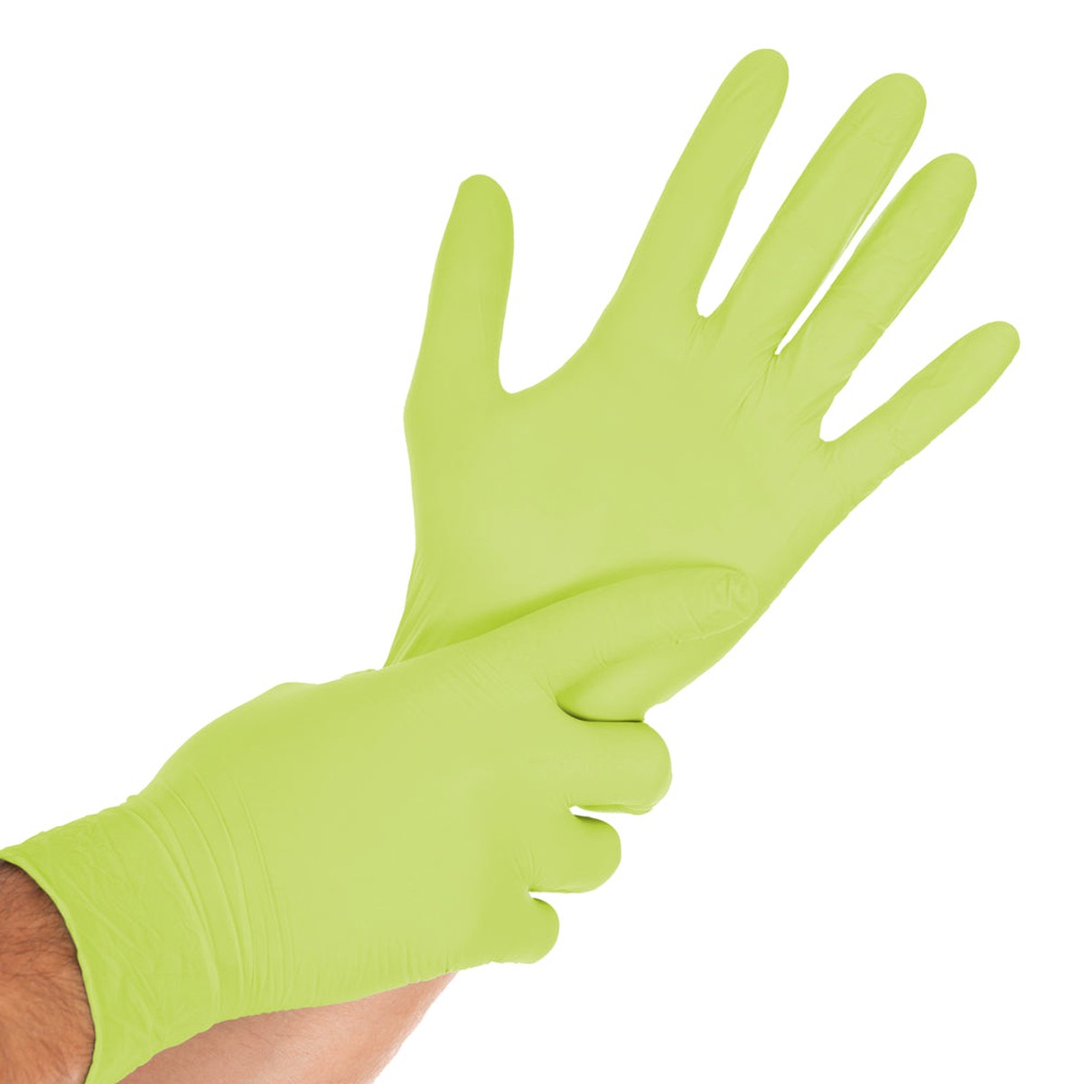 SAFE LIGHT Disposable nitrile gloves powder-free L Green 100 pcs (Germany)