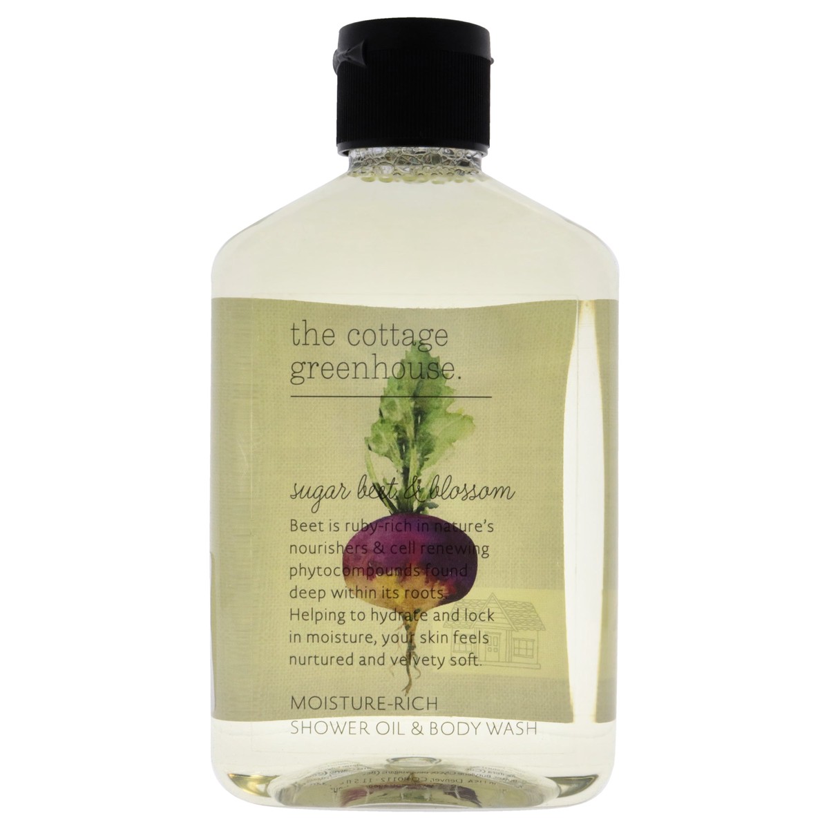 The Cottage Greenhouse Rich and Repair Body Wash – Sugar Beet and Blossom by The Cottage Greenhouse for Unisex – 115 oz Body Wash
