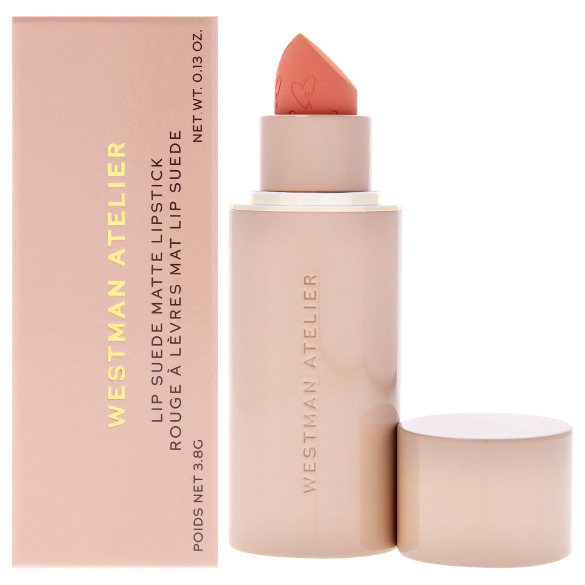 Westman Atelier Lip Suede Matte Lipstick – Lacker by Westman Atelier for Women – 013 oz Lipstick