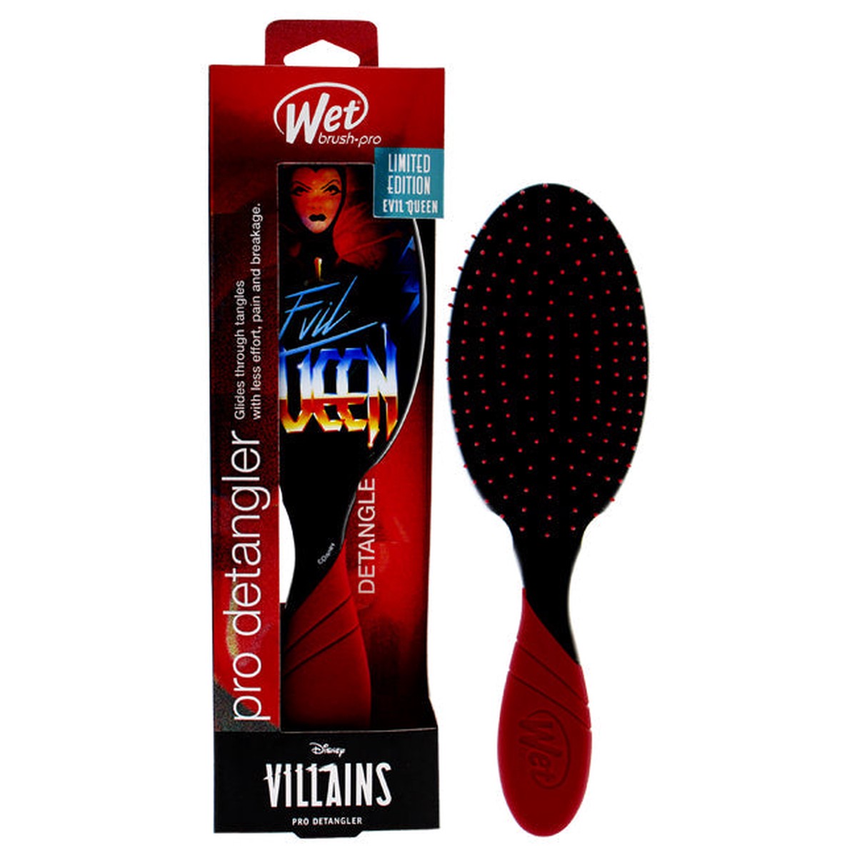 Wet Brush Pro Detangler Disney Villains Brush – Evil Queen Snow Queen by Wet Brush for Unisex – 1 Pc Hair Brush