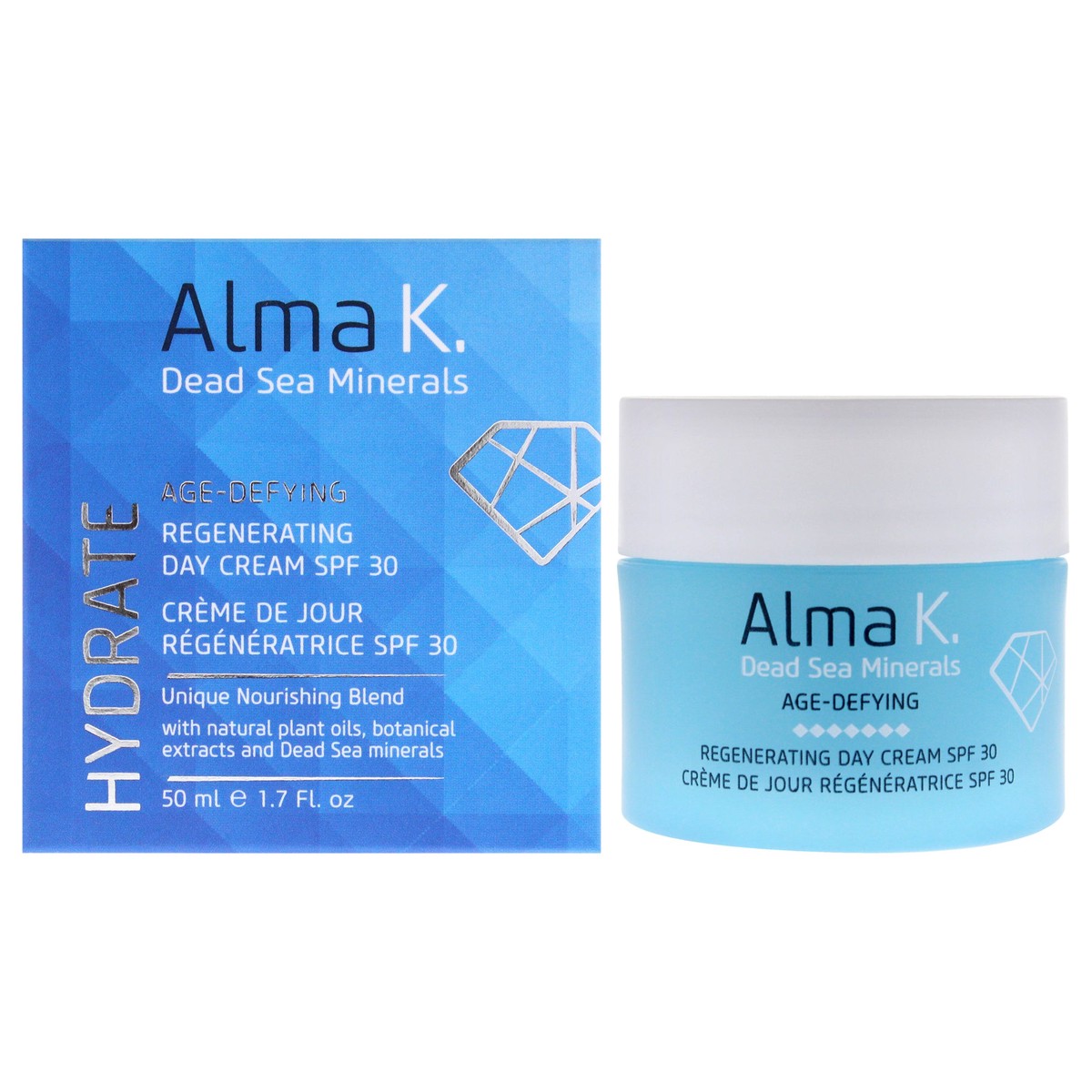 Alma K Age Defying Regenerating Day Cream SPF 30 by Alma K for Women – 17 oz Cream