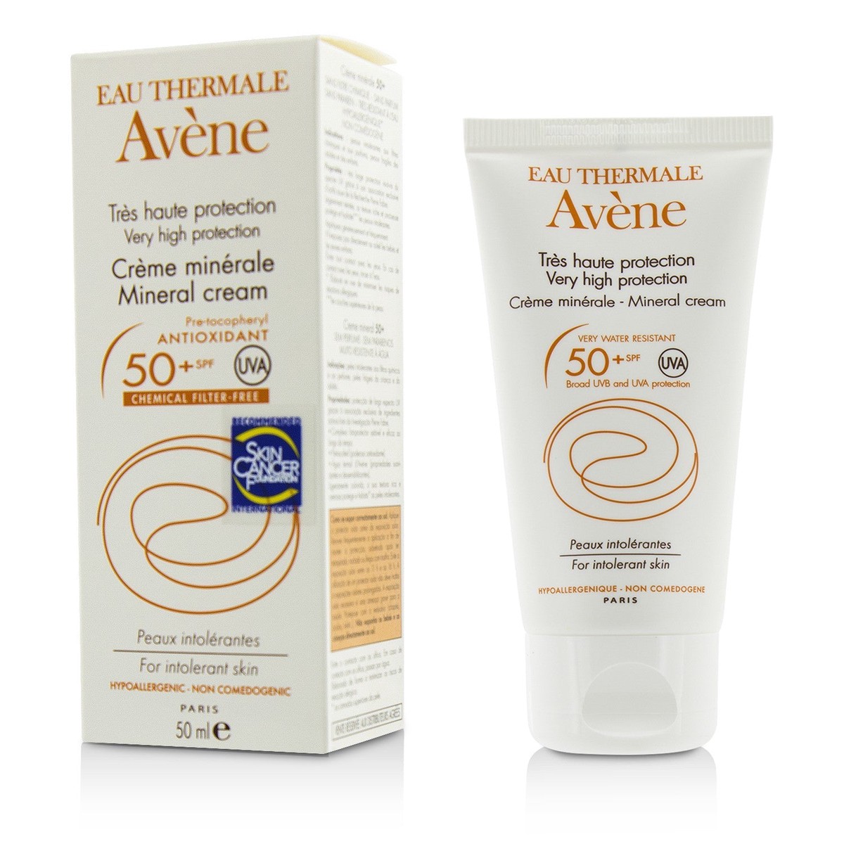 Avene High Protection Mineral Cream SPF 50 50ml194oz