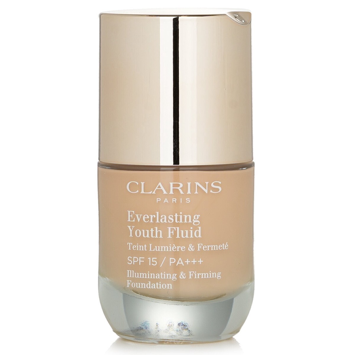 Clarins Everlasting Youth Fluid Illuminating Firming Foundation SPF 15 – 108 Sand (unboxed) 30ml1oz