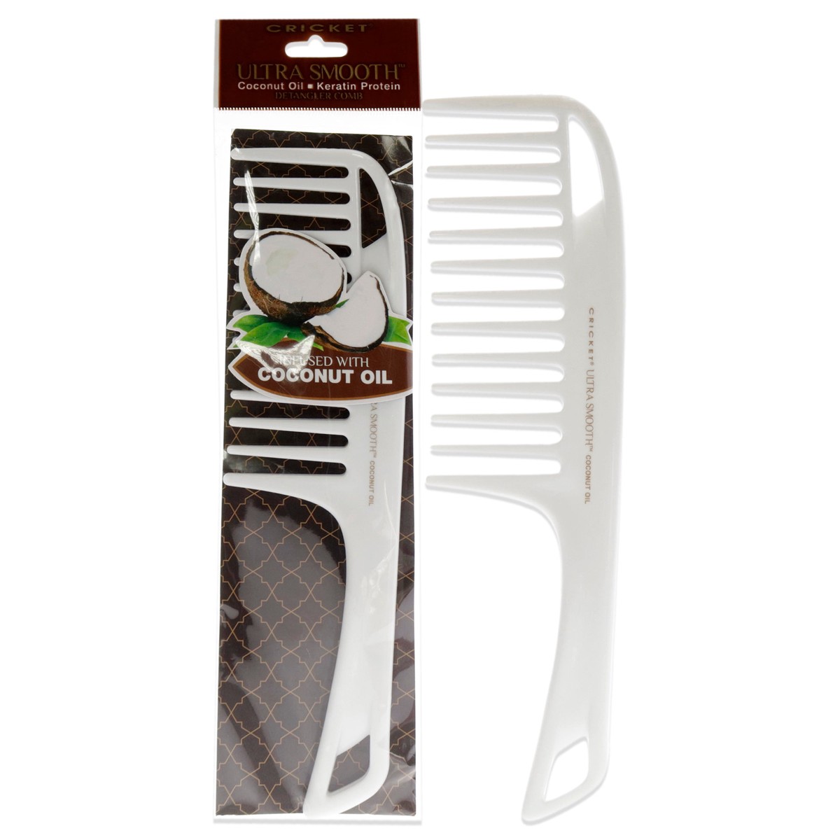 Cricket Ultra Smooth Coconut Detangler Comb by Cricket for Unisex – 1 Pc Comb